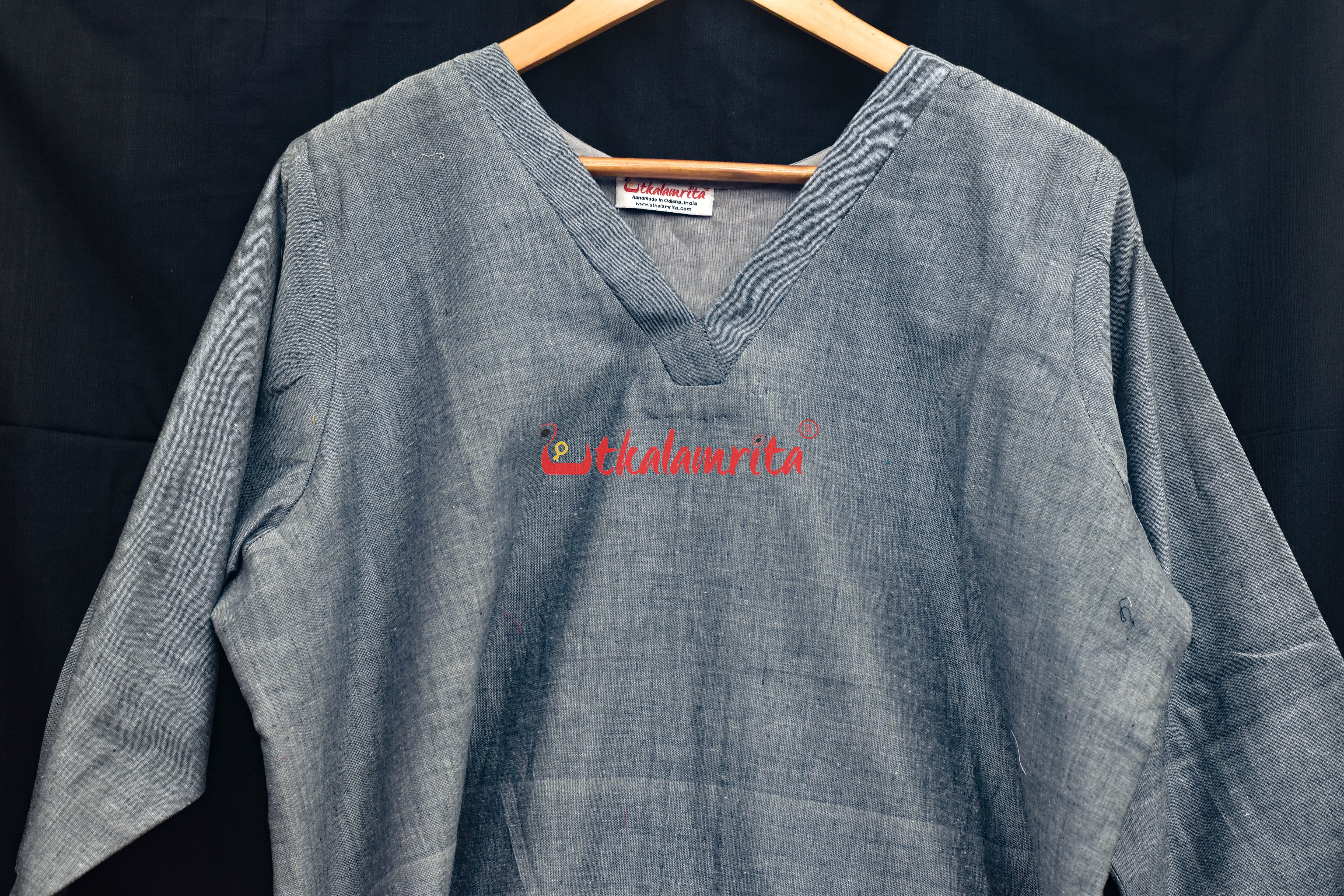 Jamun and Grey (Ladies Kurta Set)