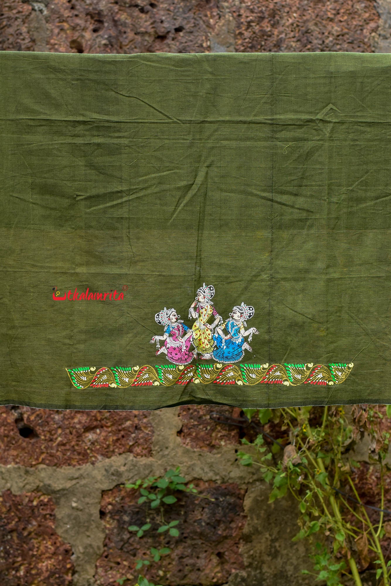 Dancers Pattachitra (Blouse piece)