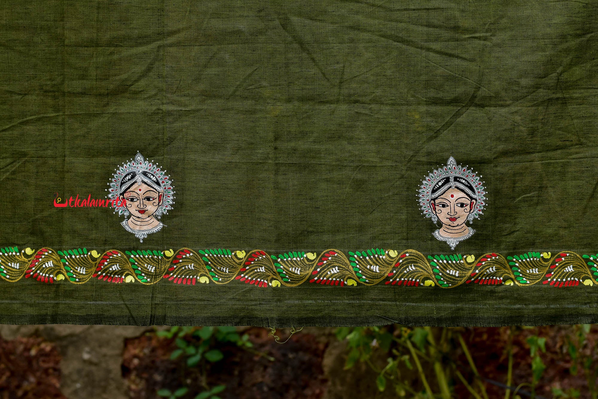 Dancers Pattachitra (Blouse piece)