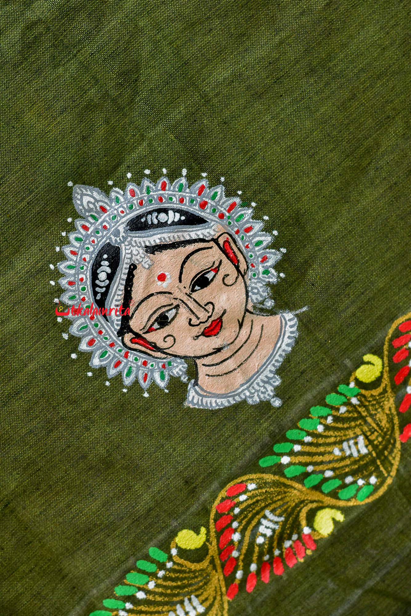 Dancers Pattachitra (Blouse piece)