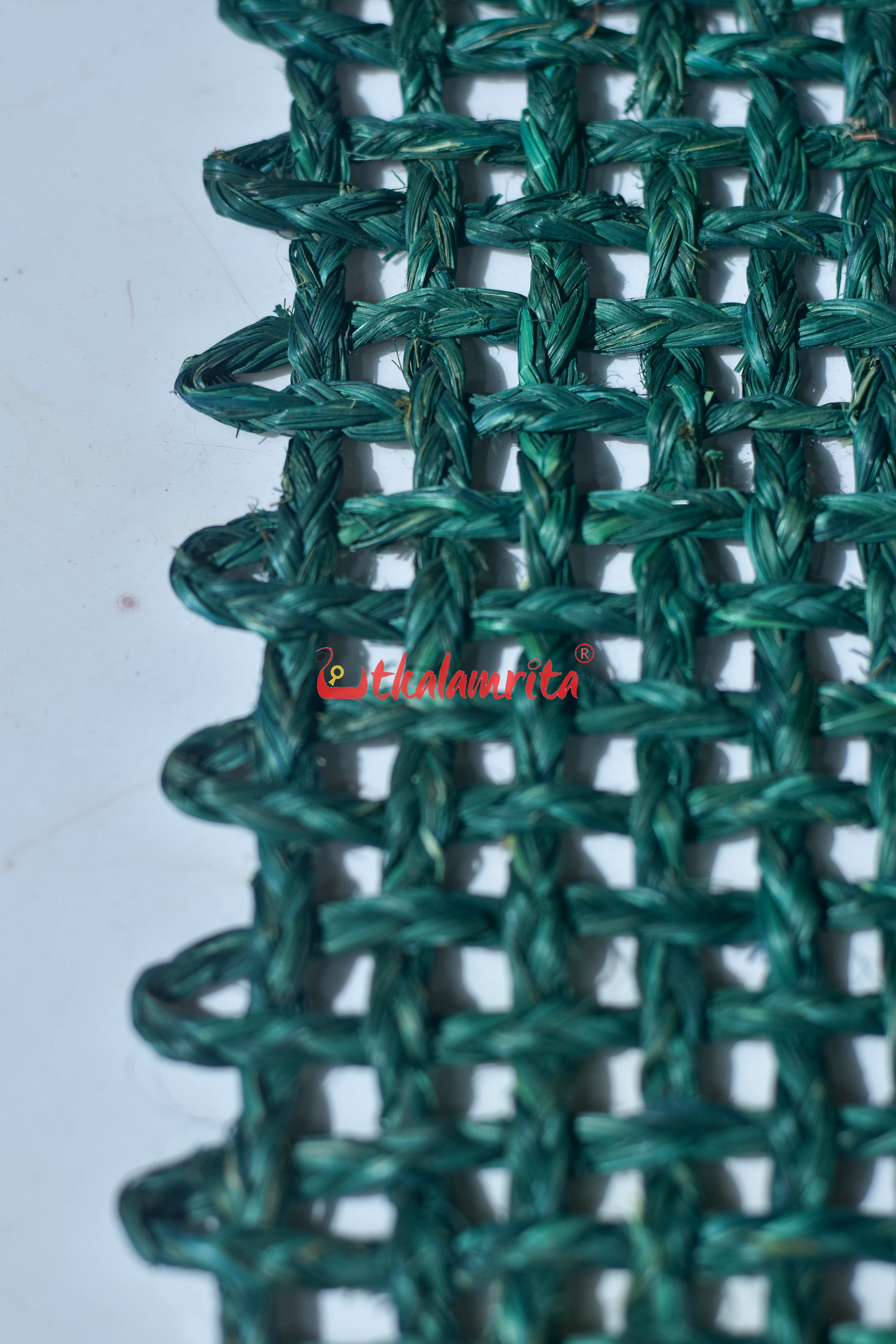 Sabai Grass Jali Mat Single Layer (Deep Green)