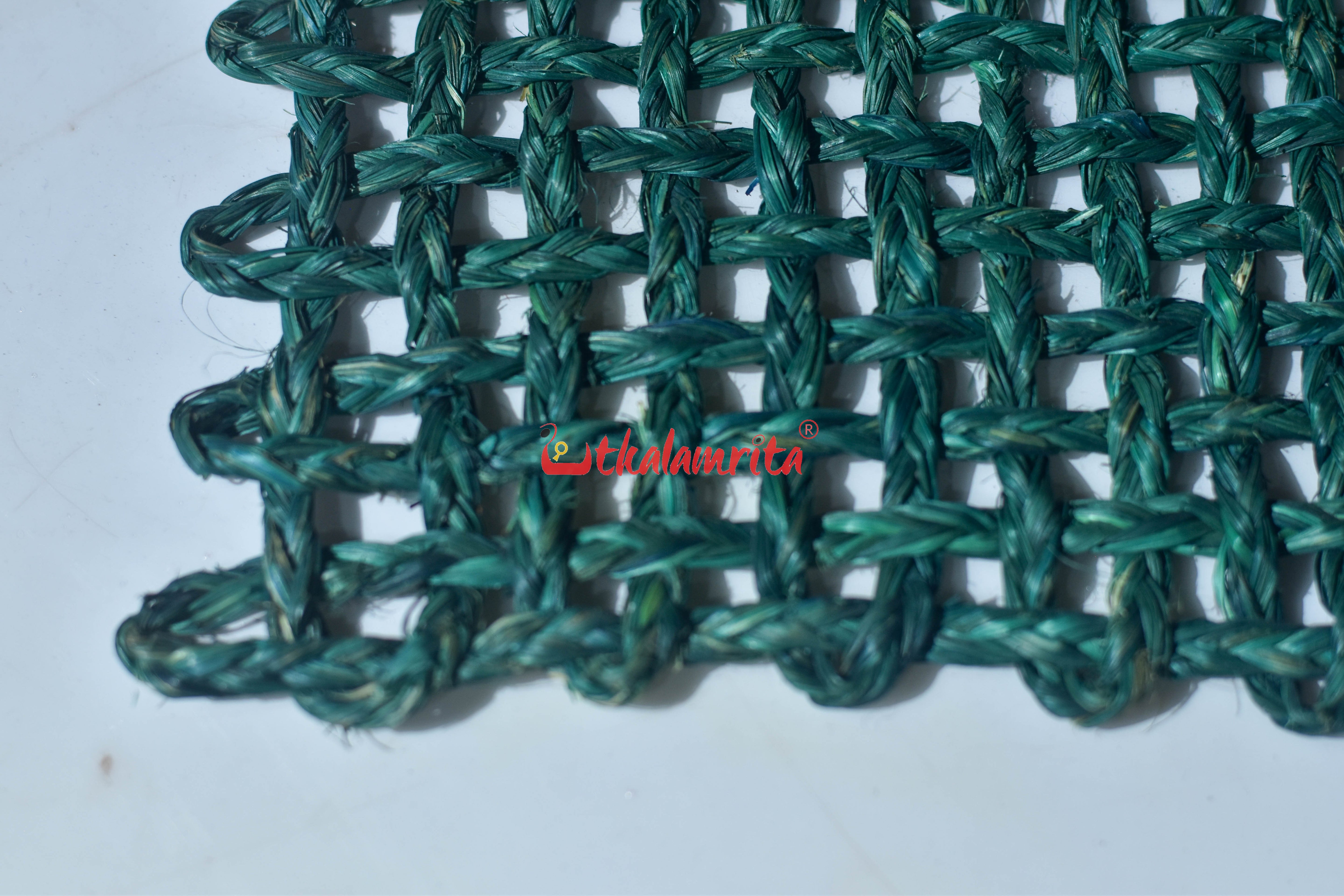 Sabai Grass Jali Mat Single Layer (Deep Green)