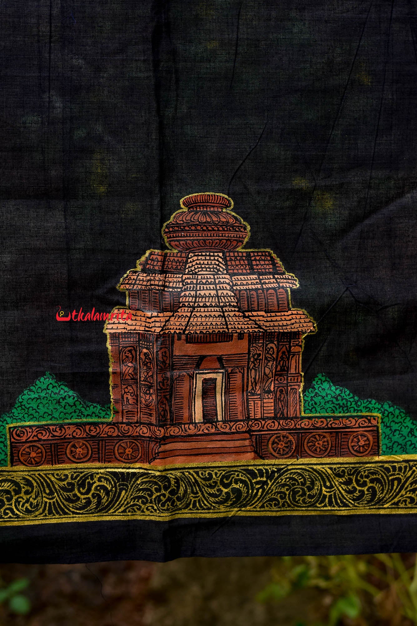 Konark Temple Pattachitra (Blouse Piece)