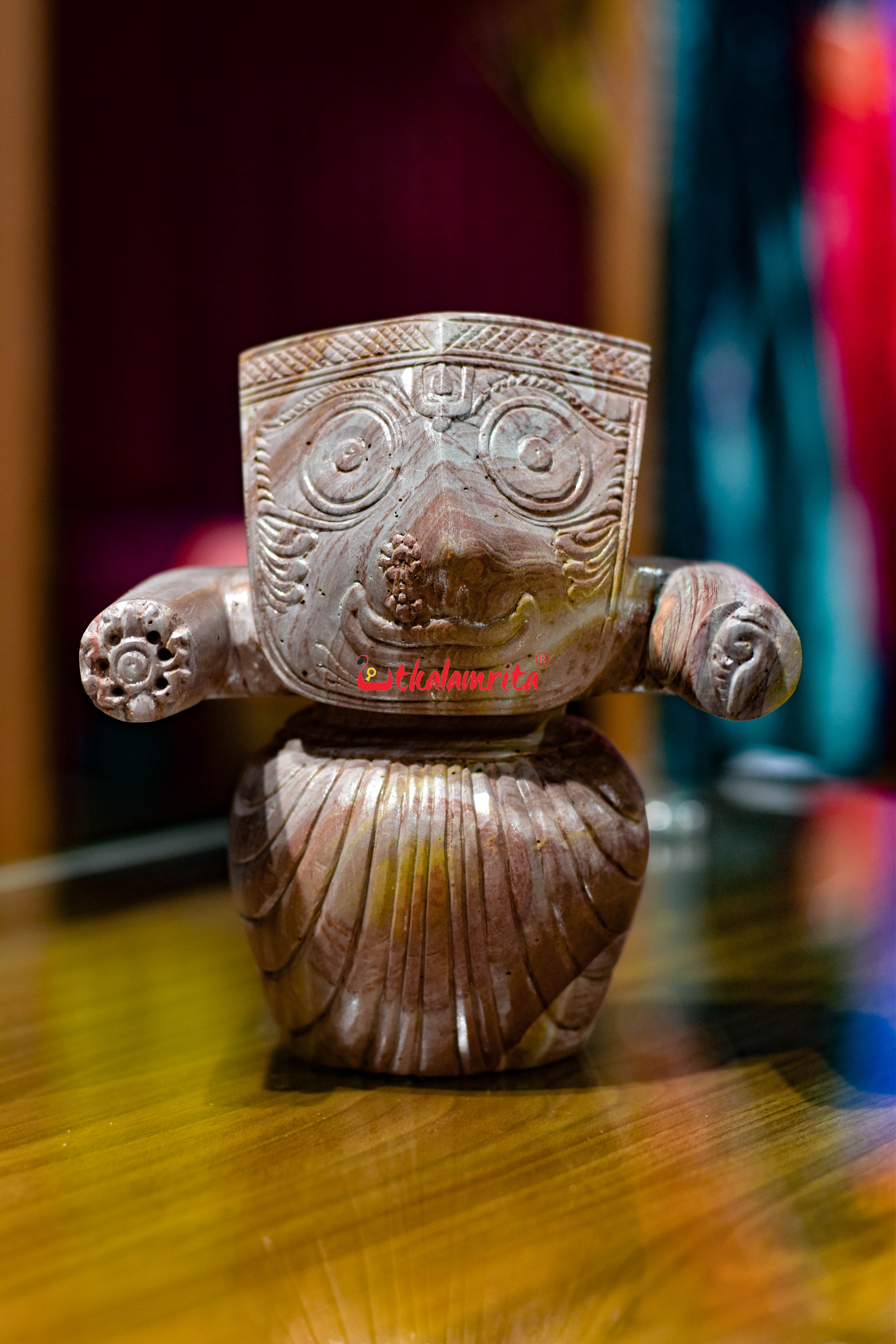 Single Jagannath Stone Carving