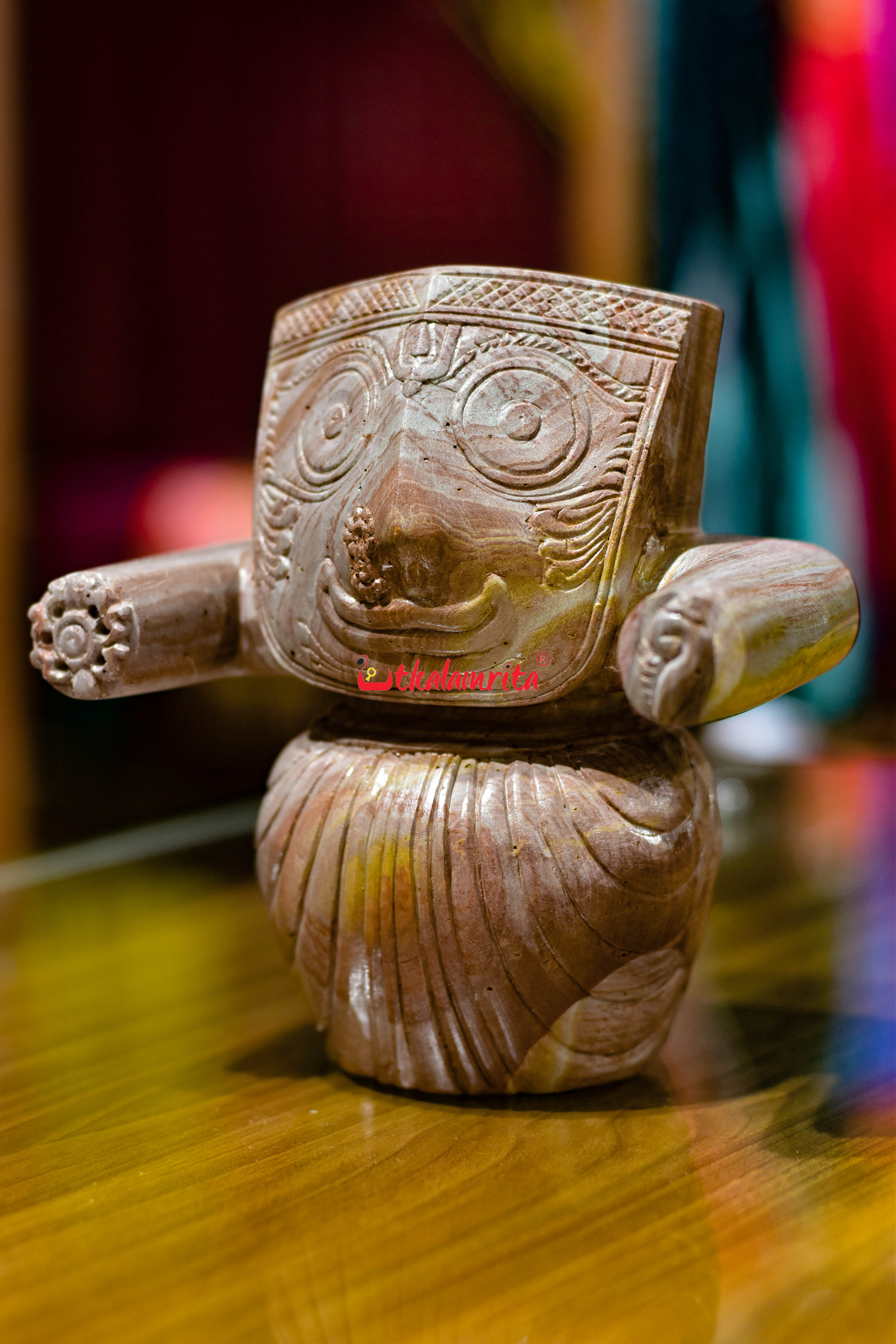 Single Jagannath Stone Carving