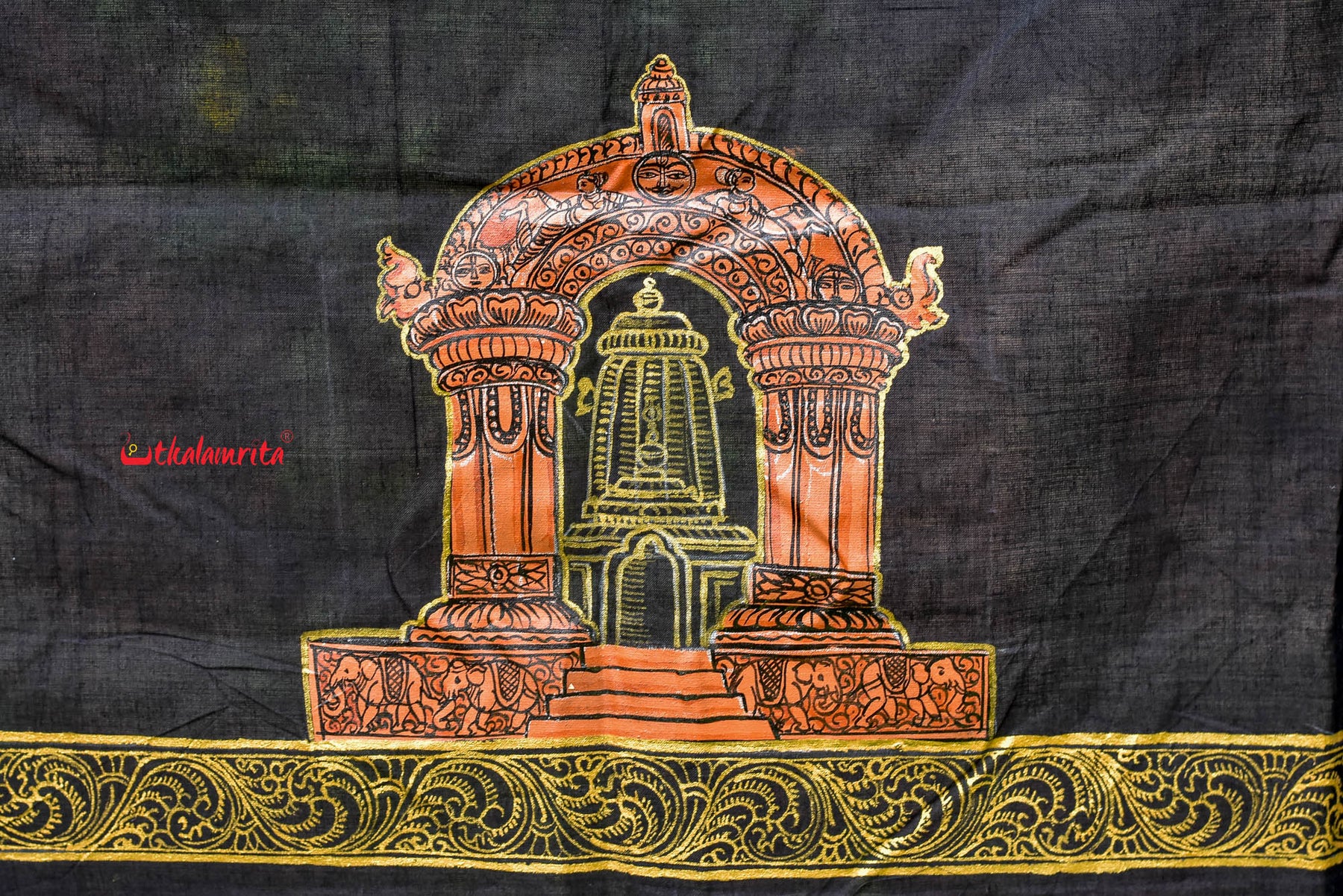 Mukteshwar Gate Pattachitra (Blouse Piece)