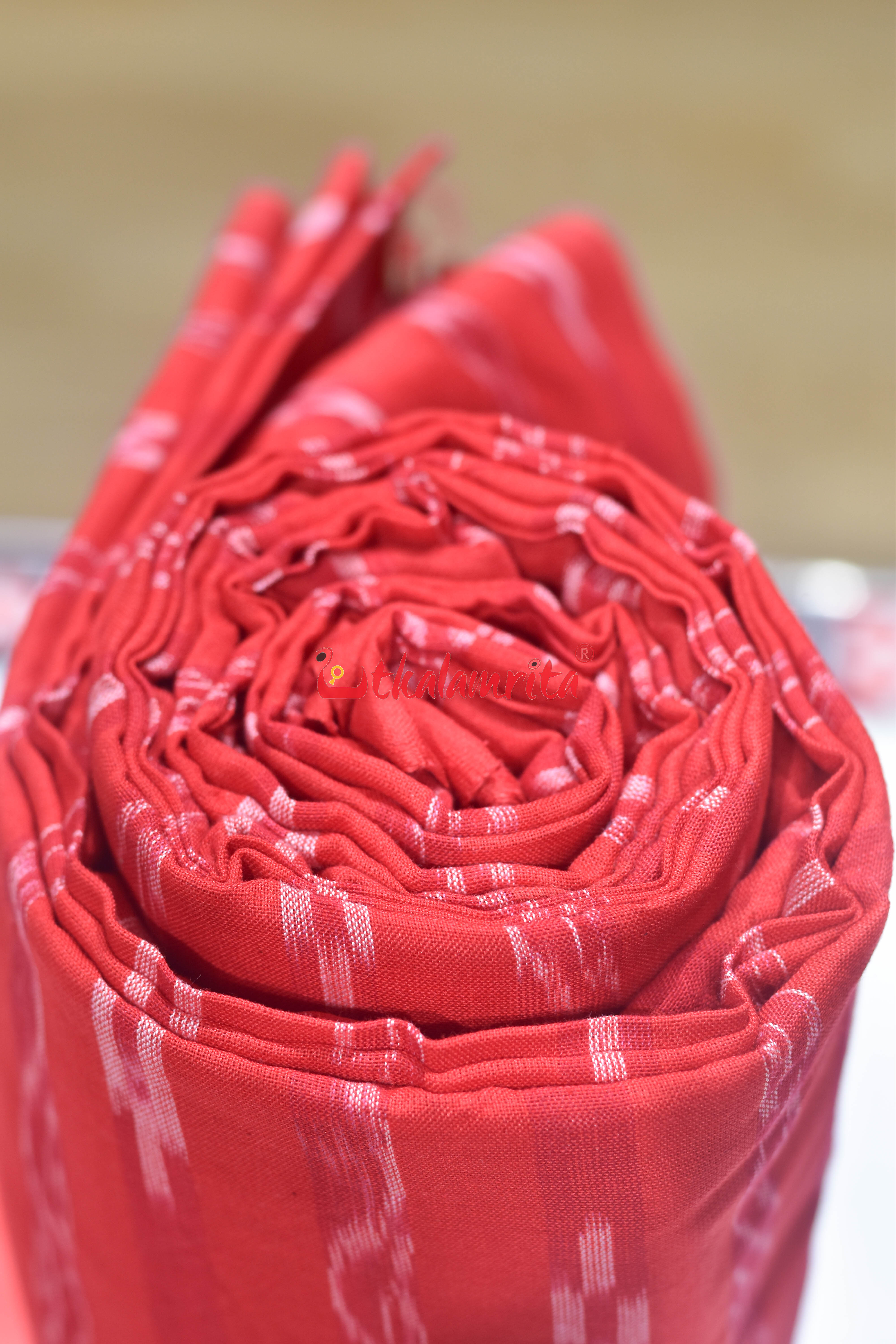 Red Lata Pasapali Cotton (Fabric)
