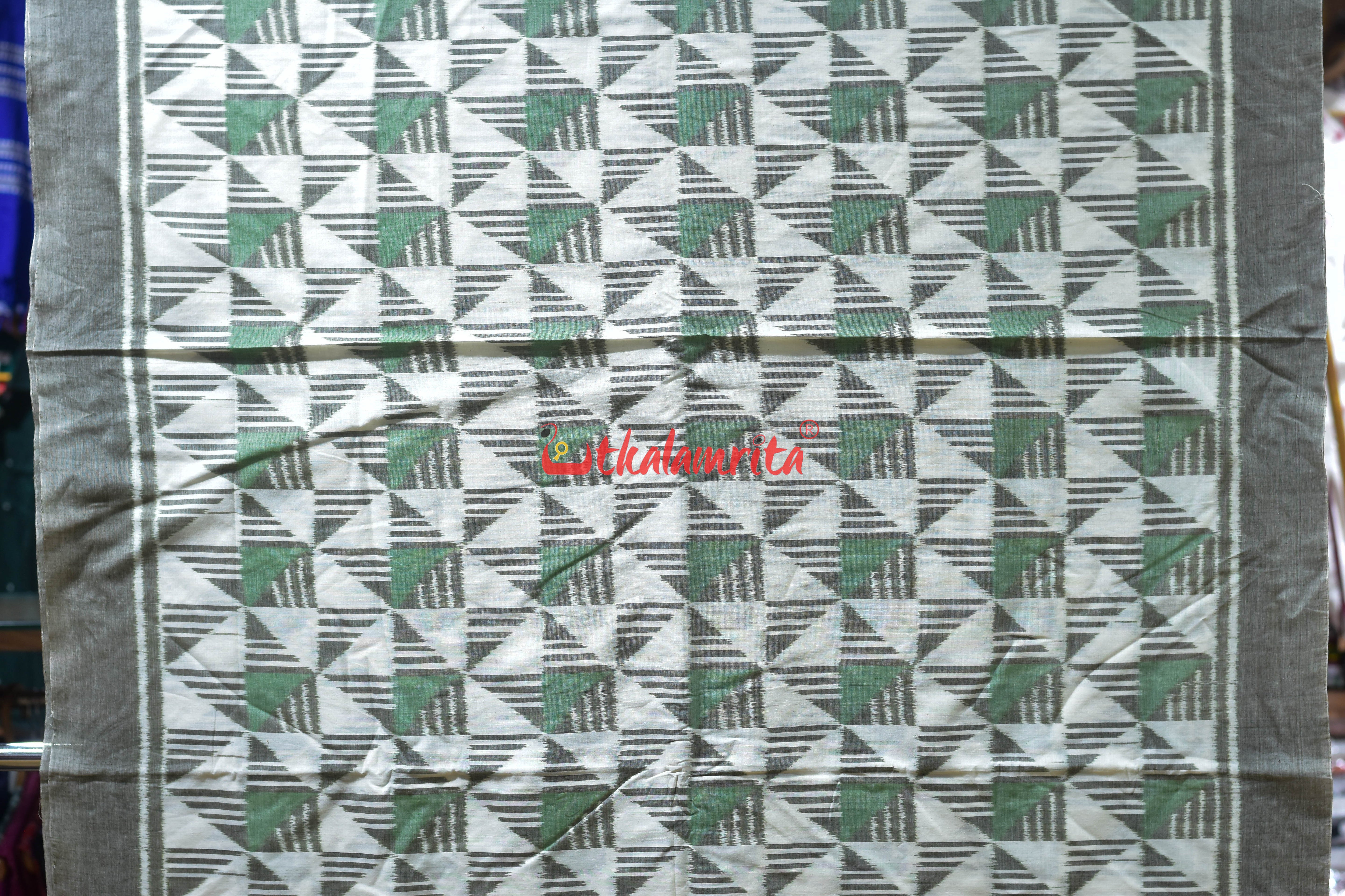 Contemporary Pataka Khandua Cotton Saree