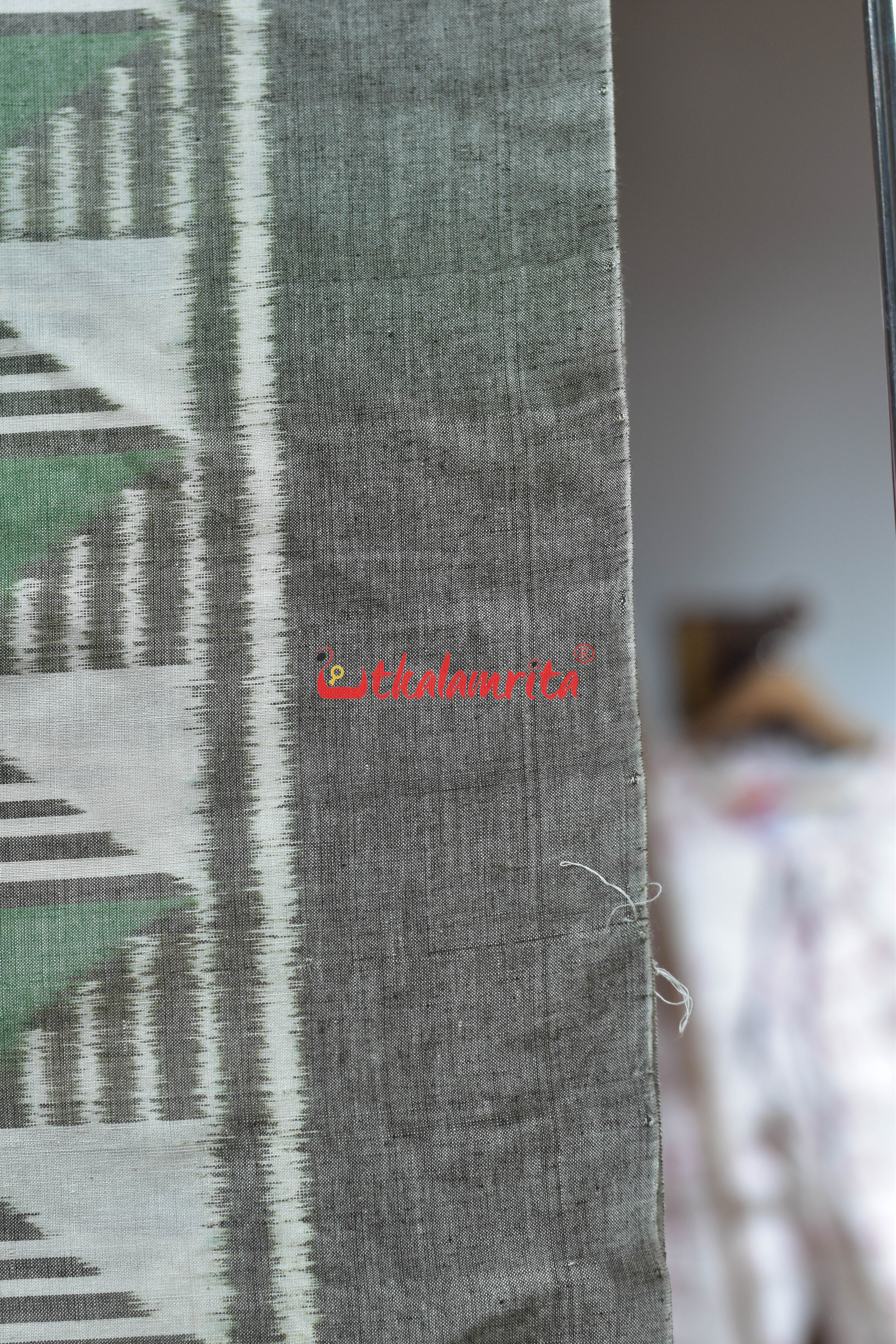 Contemporary Pataka Khandua Cotton Saree