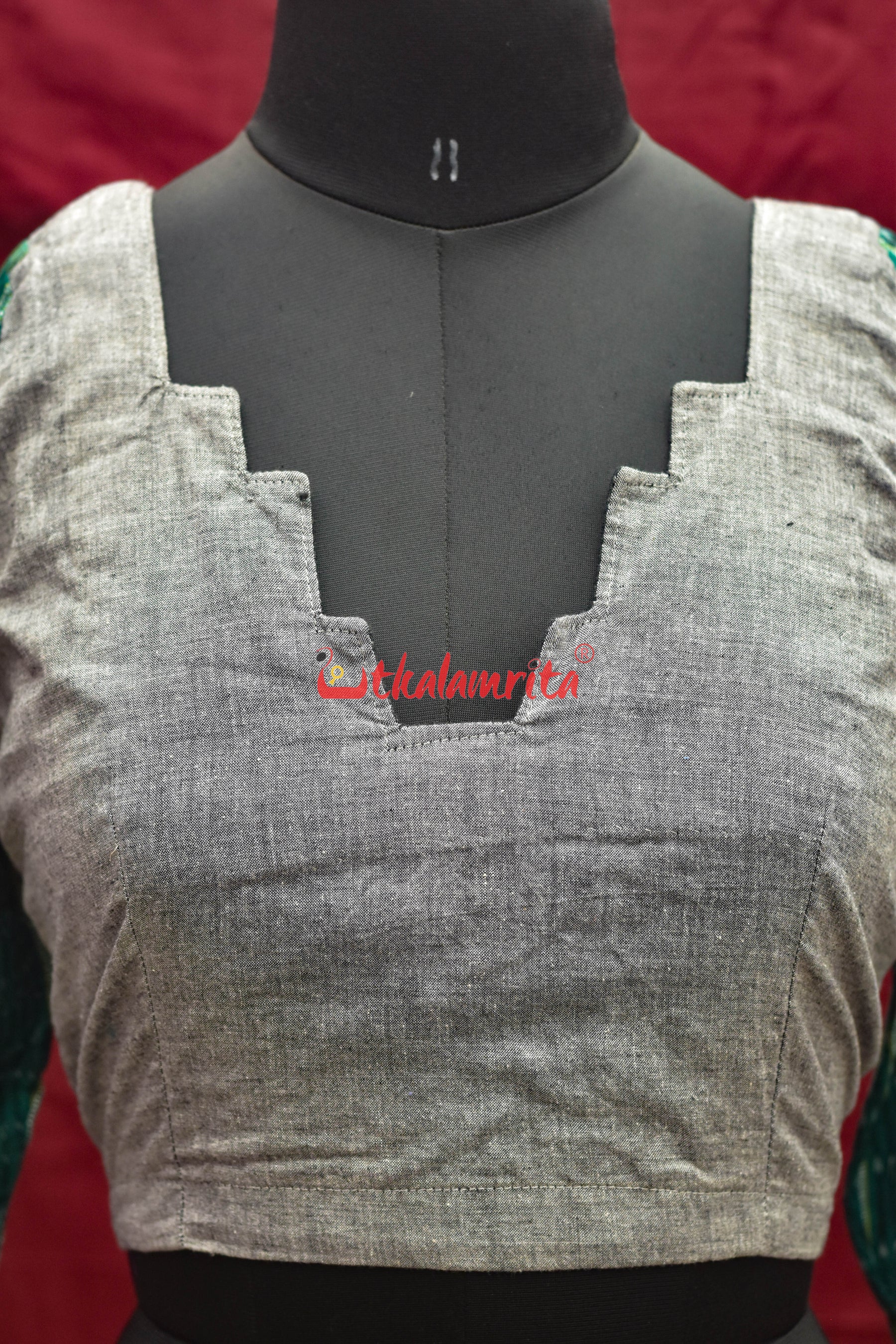 Grey And Green Ladders (Blouse)