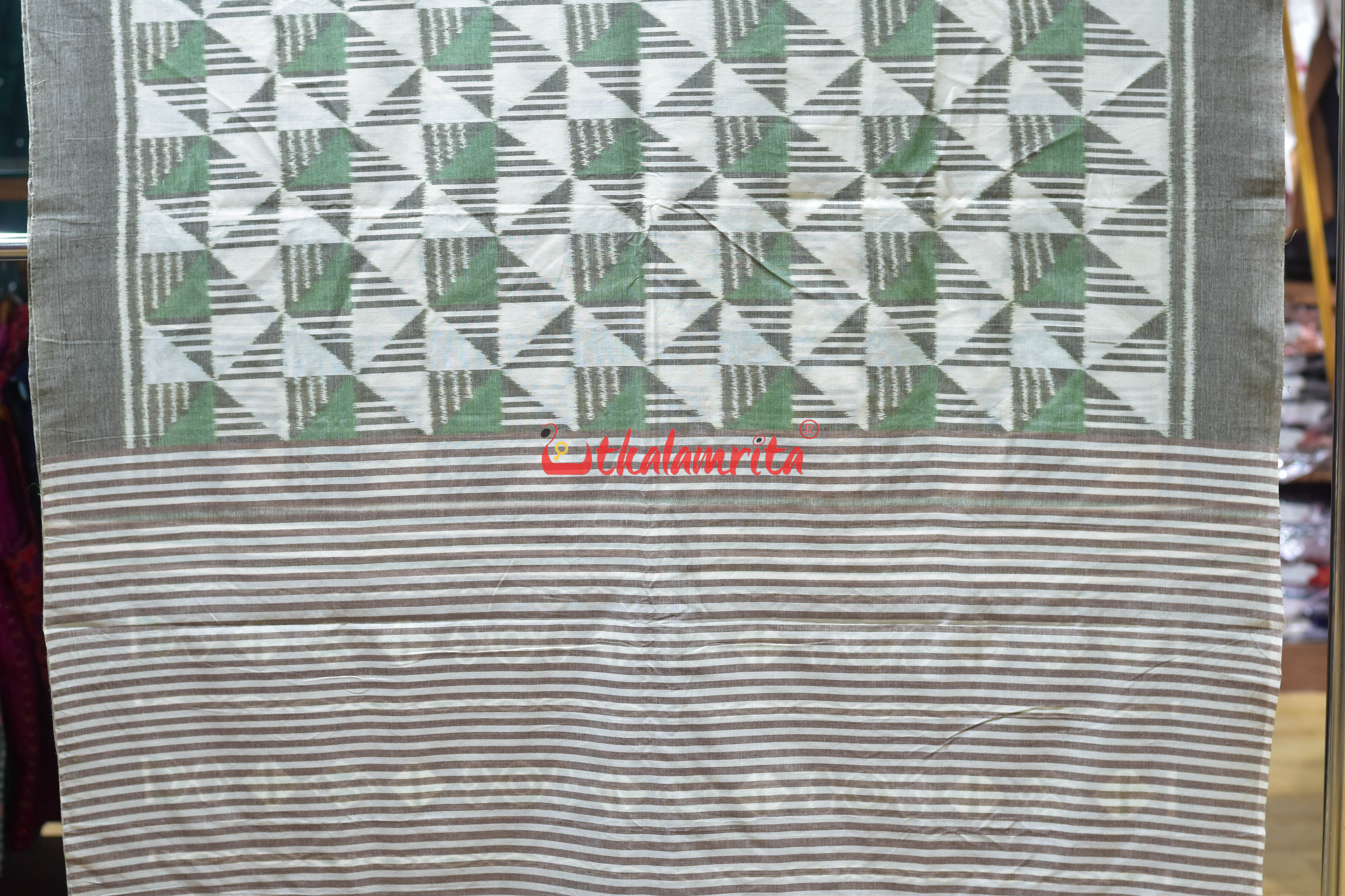 Contemporary Pataka Khandua Cotton Saree