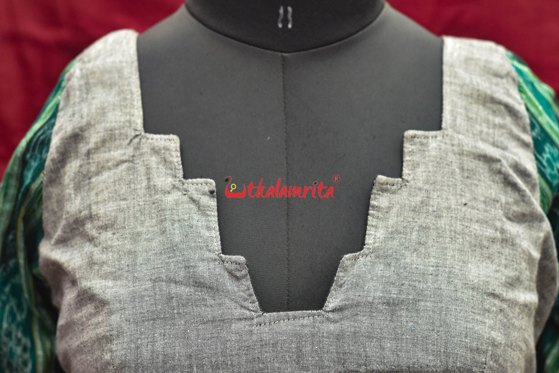 Grey And Green Ladders (Blouse)