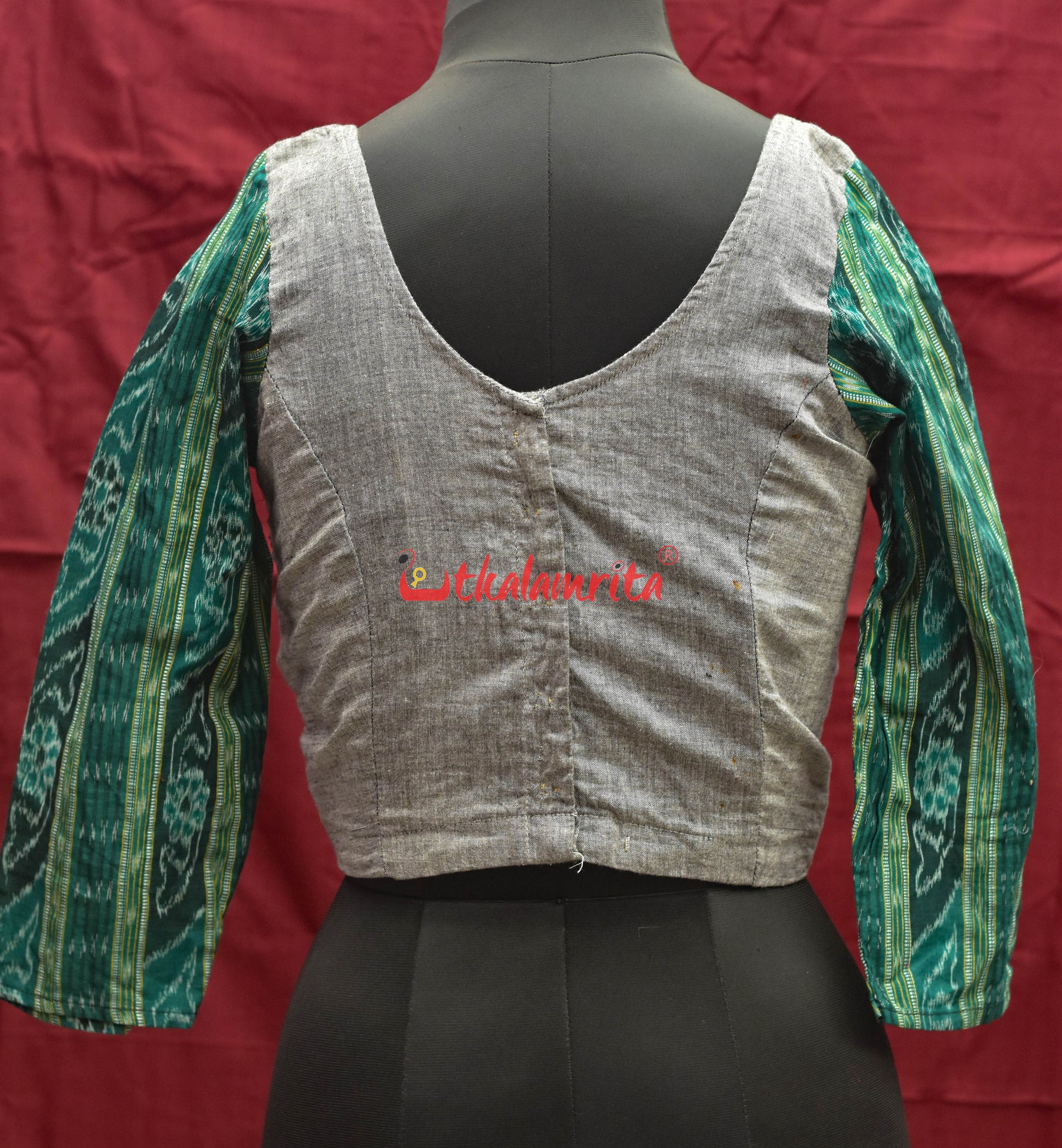Grey And Green Ladders (Blouse)