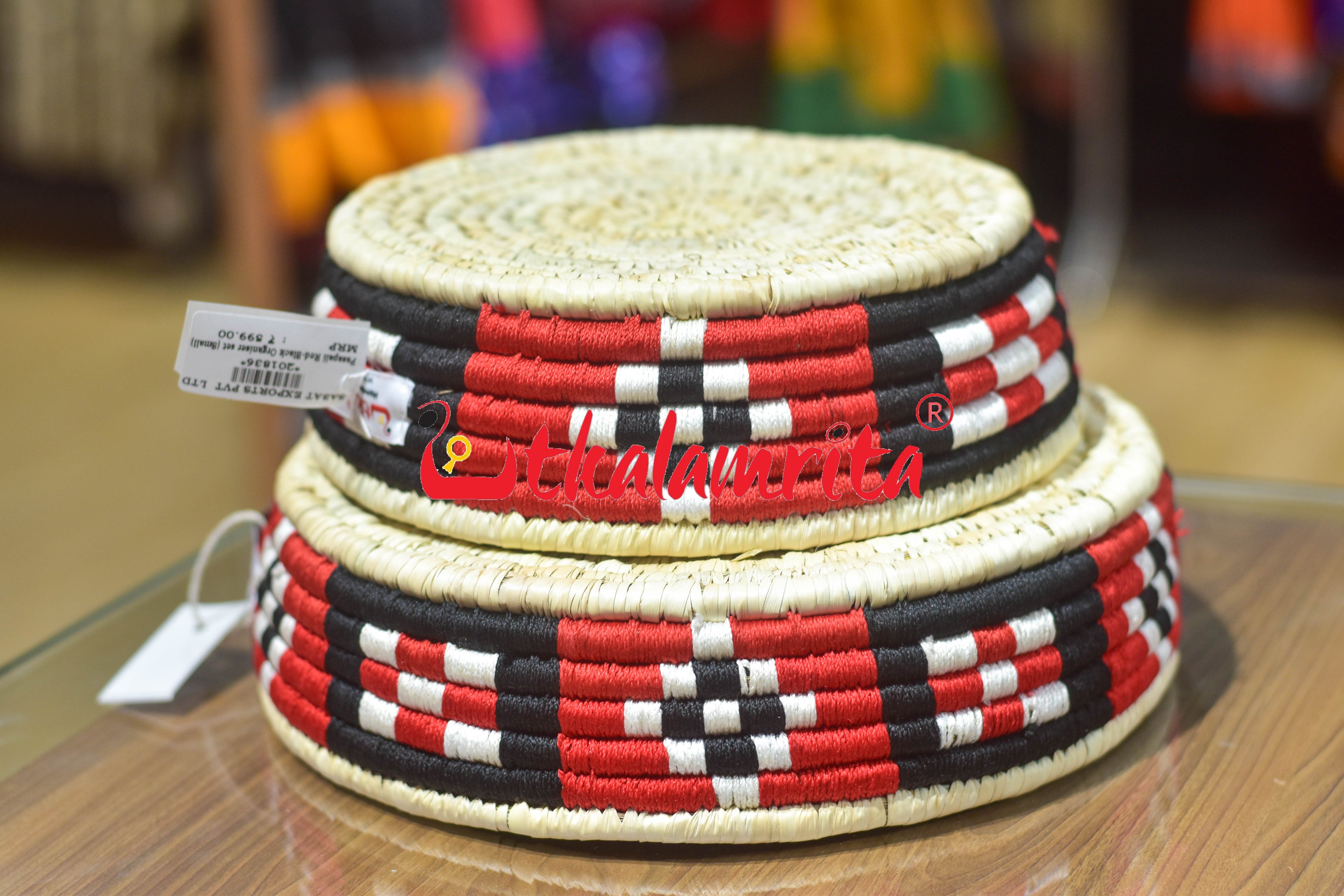 Pasapali Red-Black Organiser Set- Medium