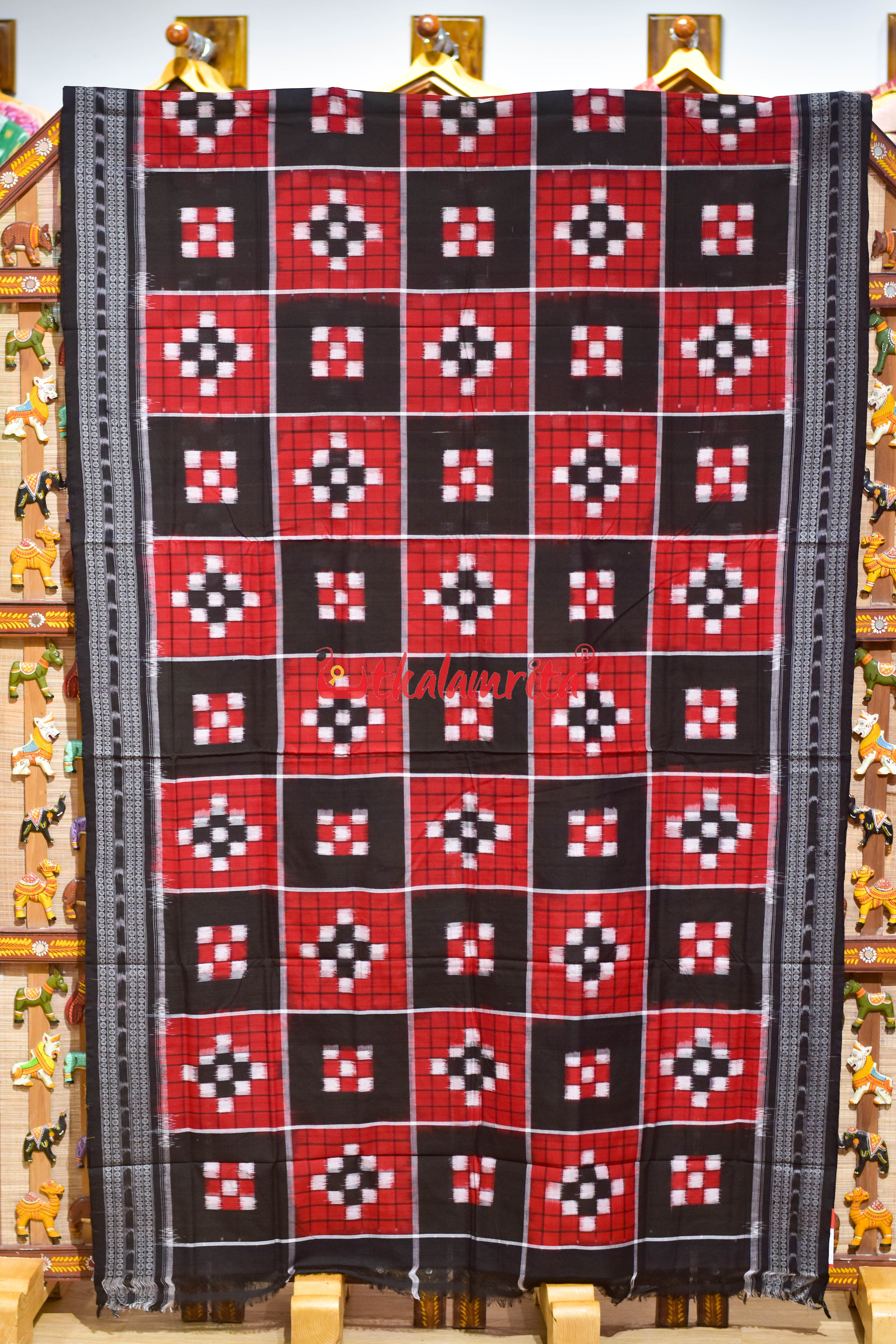 5 Kuthi RBW Pasapali Sambalpuri Cotton Saree