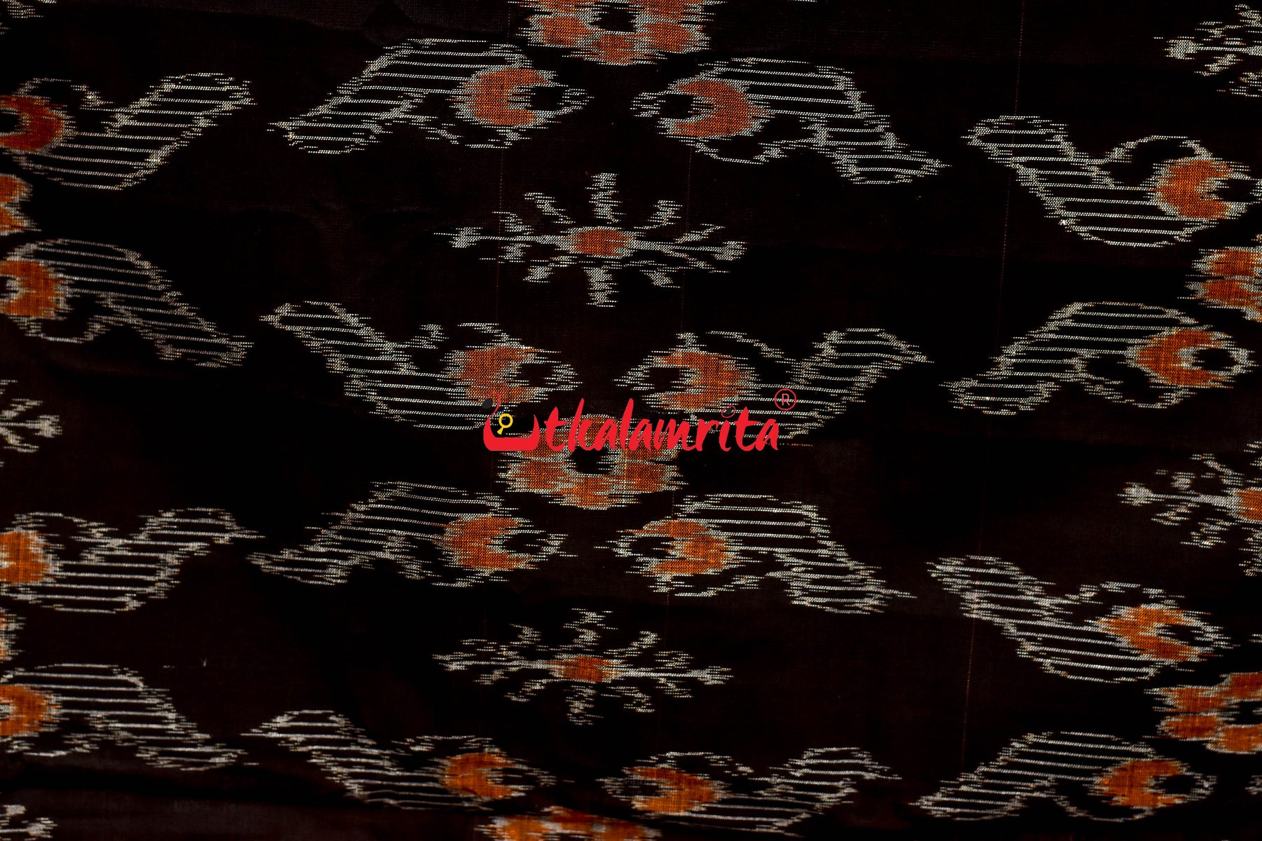 Coffee Boita & Ducks Khandua Cotton Saree