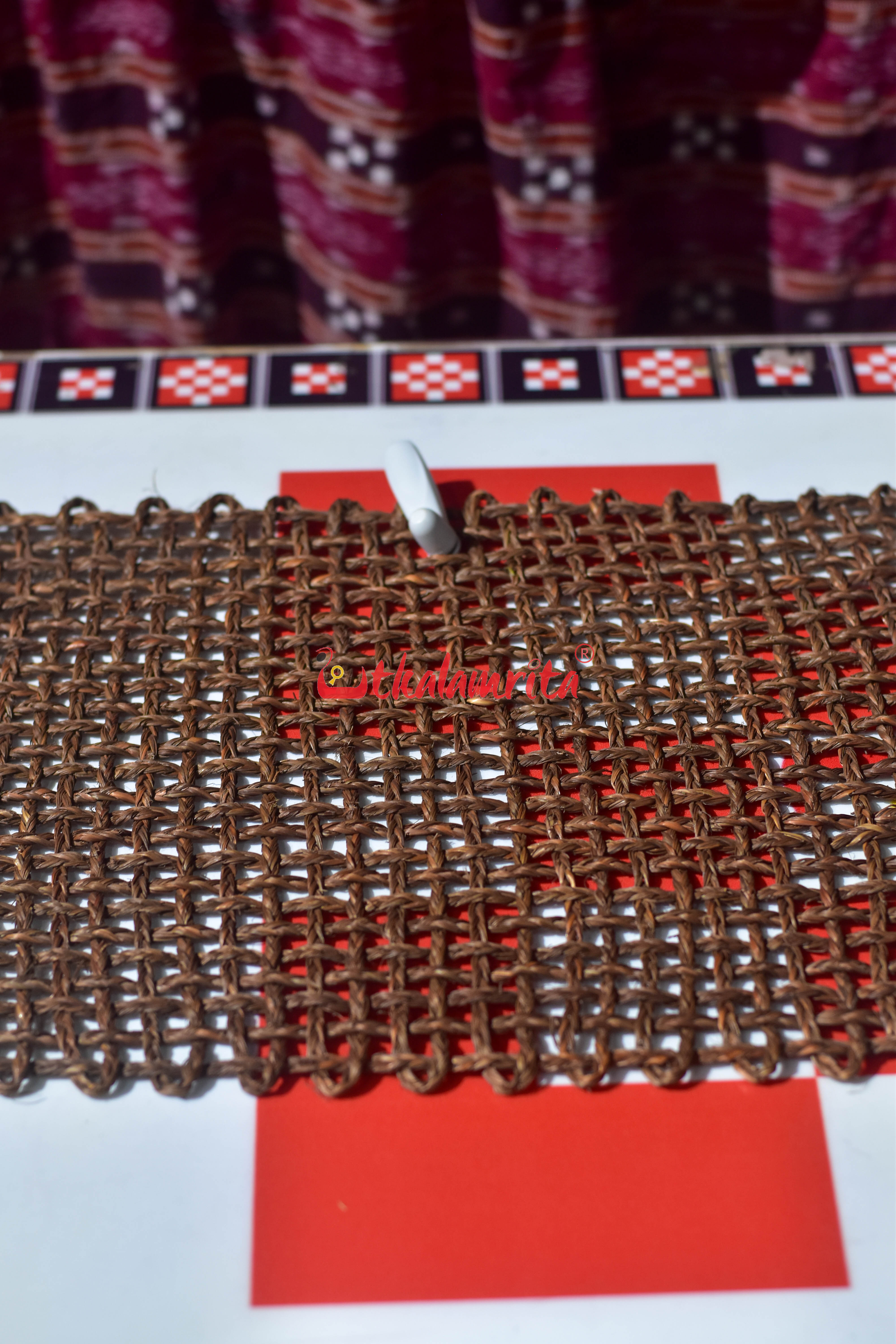 Sabai Grass Jali Mat Single Layer (Brown)