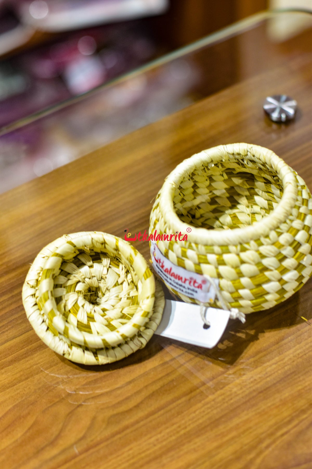 Sabai Grass Yellow Jewellery Box