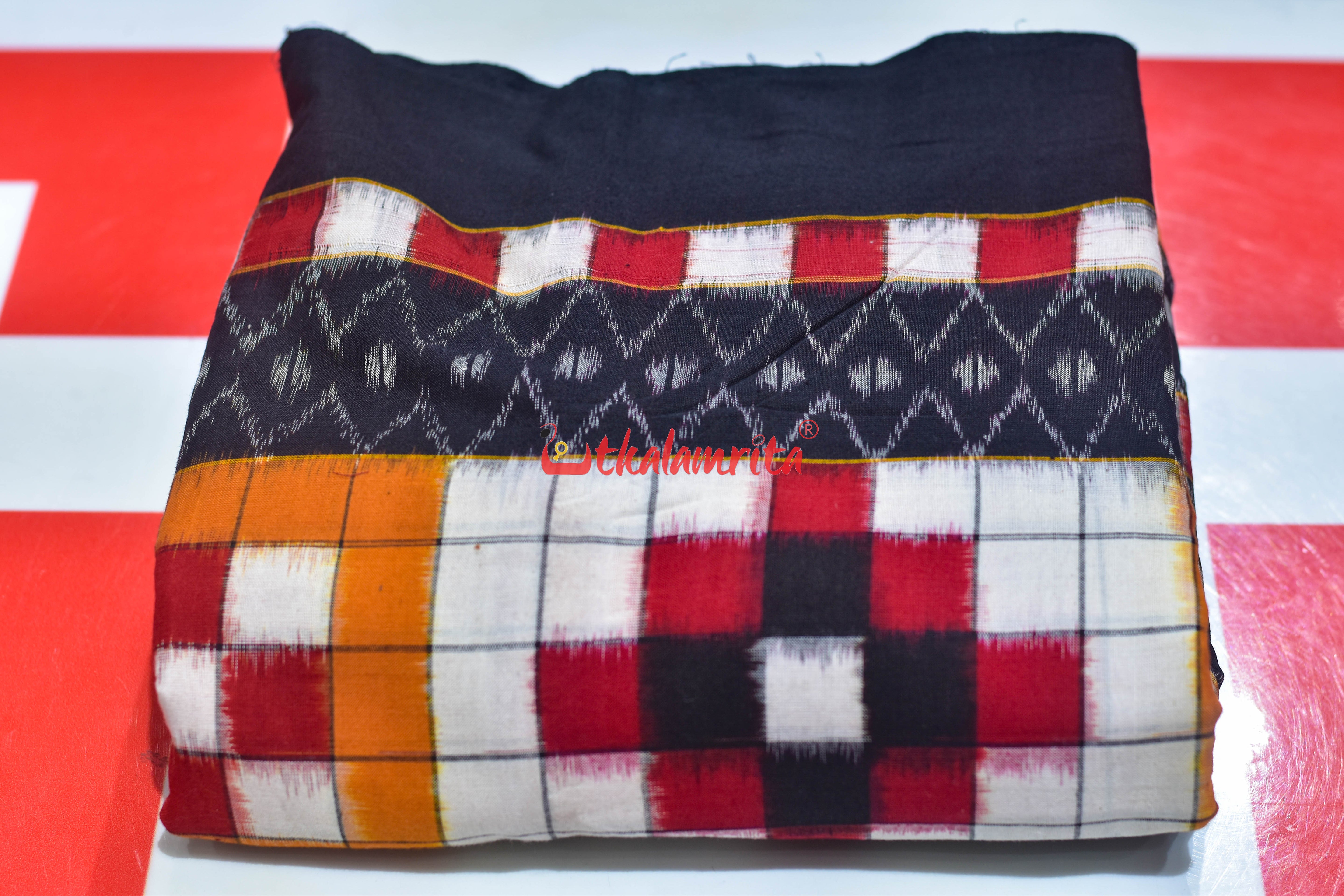 Yellow Red Bichitrapuri Cotton (fabric)