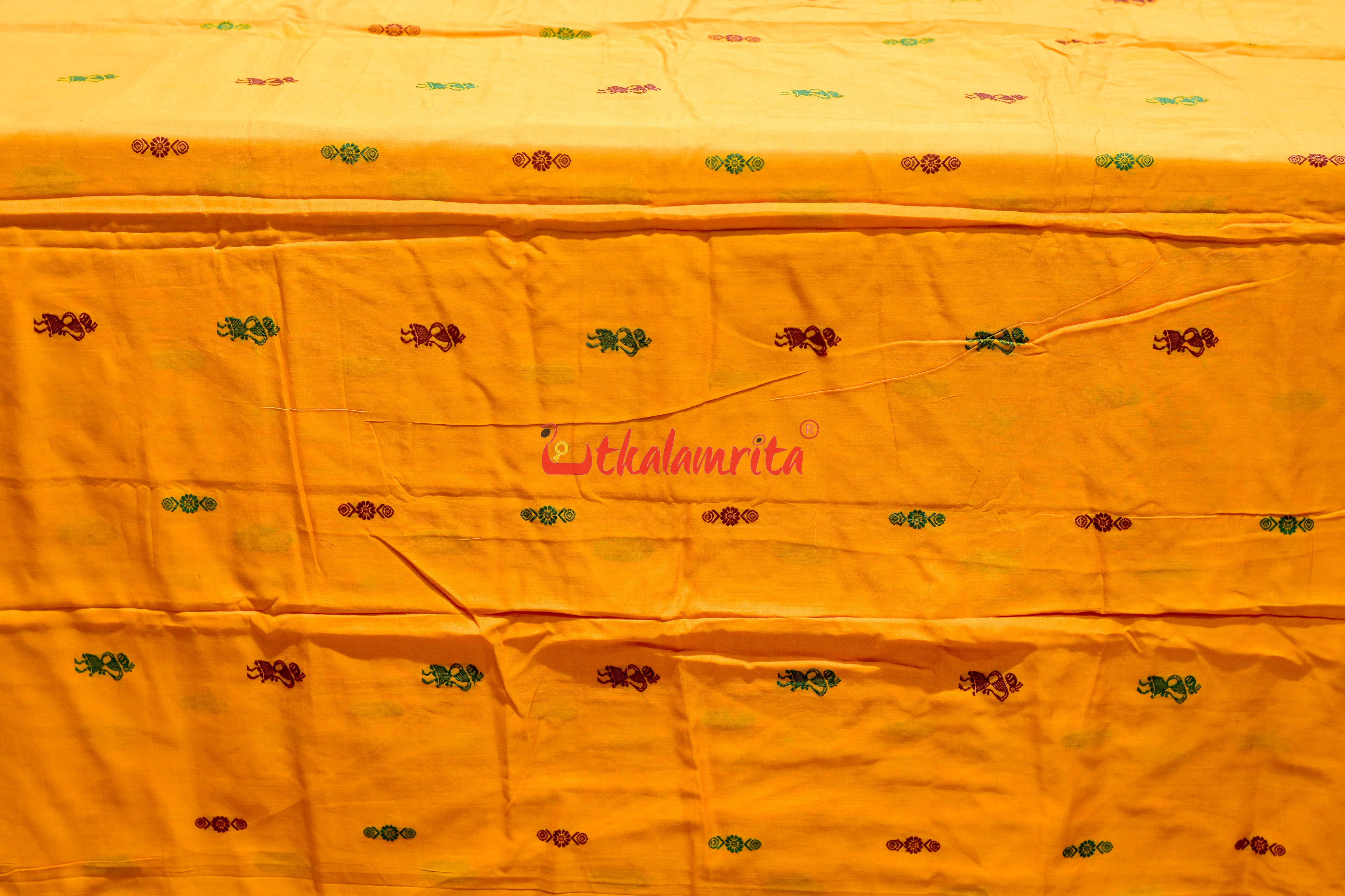 Musatrd with Doll Buti Cotton (Fabric)