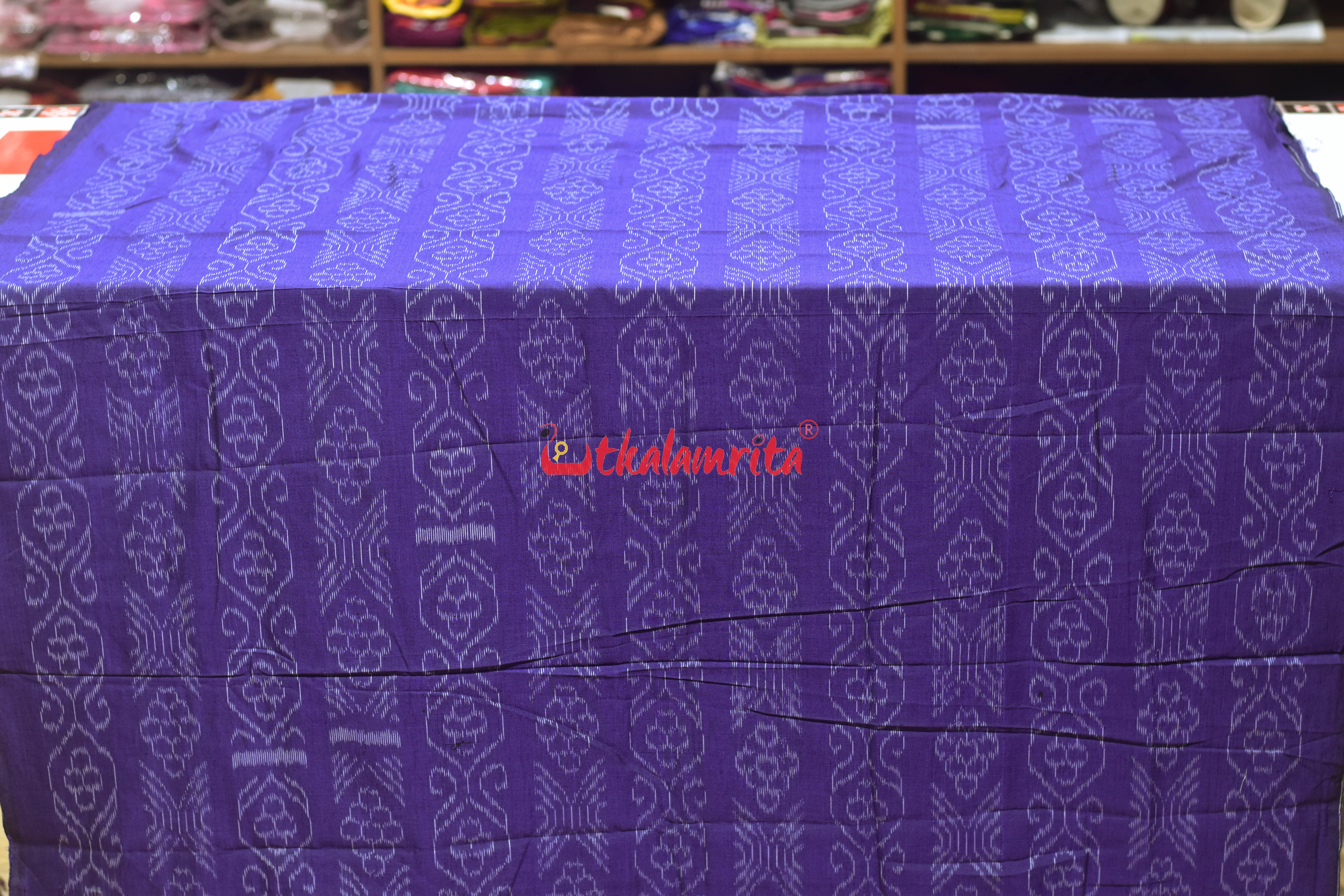 Flower Bandha on Violet (Fabric)
