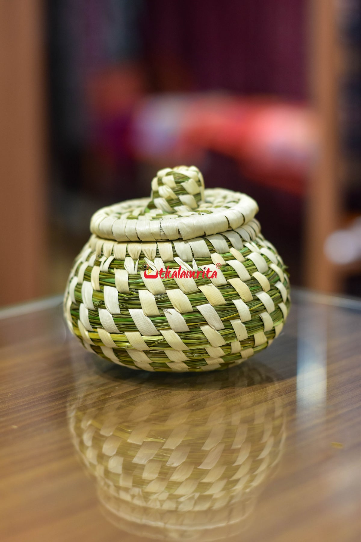 Sabai Grass Light Green Jewellery Box
