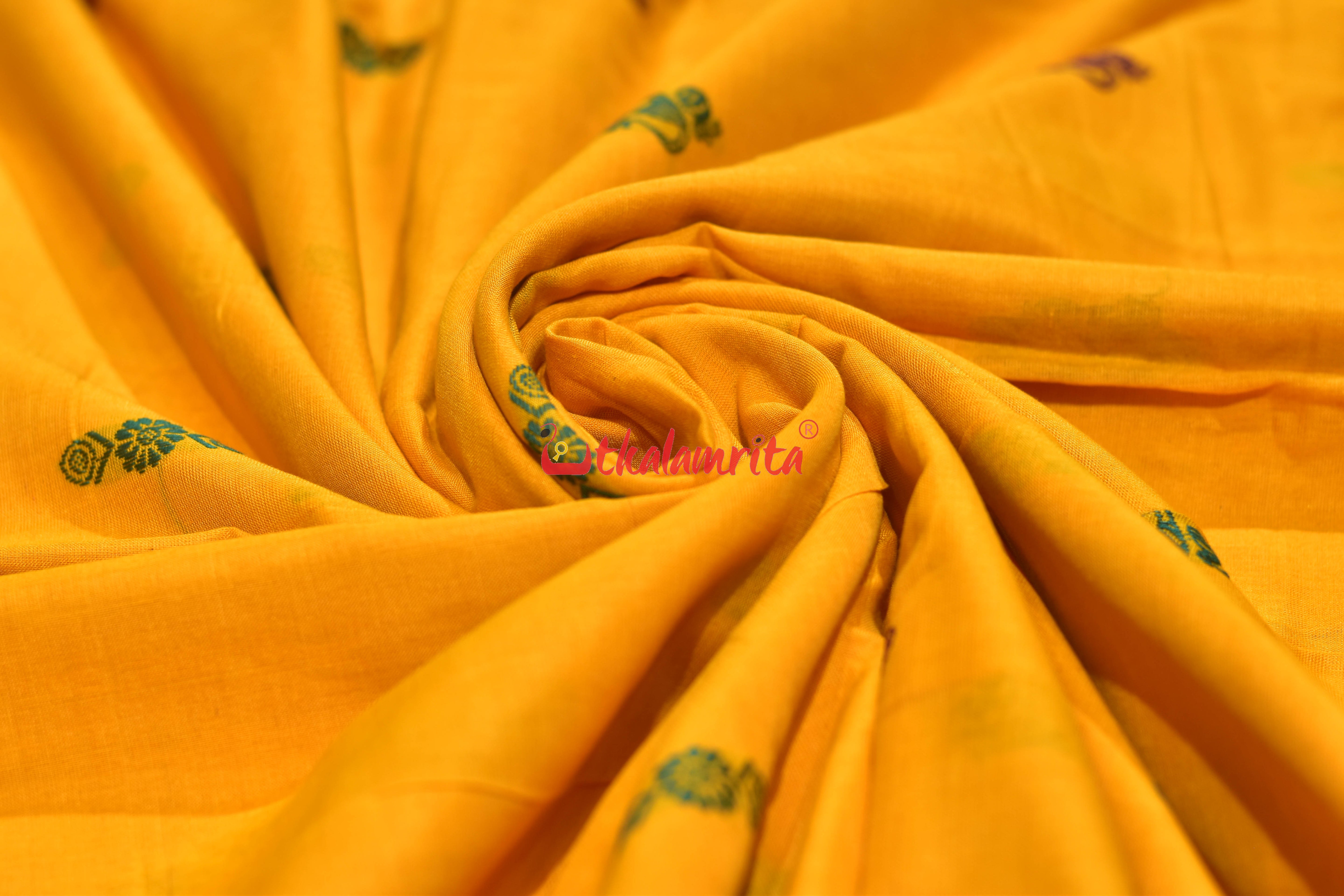 Musatrd with Doll Buti Cotton (Fabric)