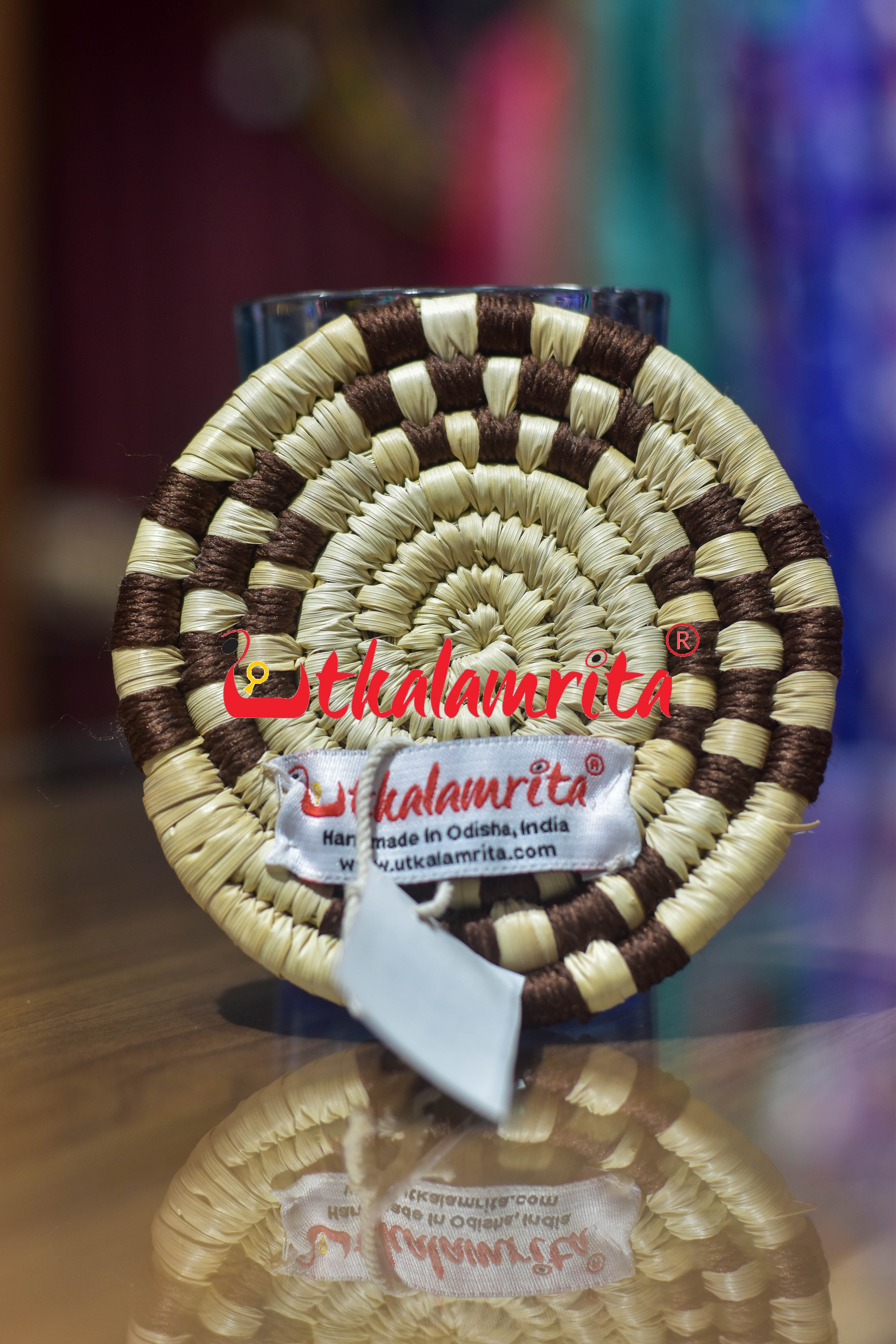 Sabai Grass Coffee Binding Coaster