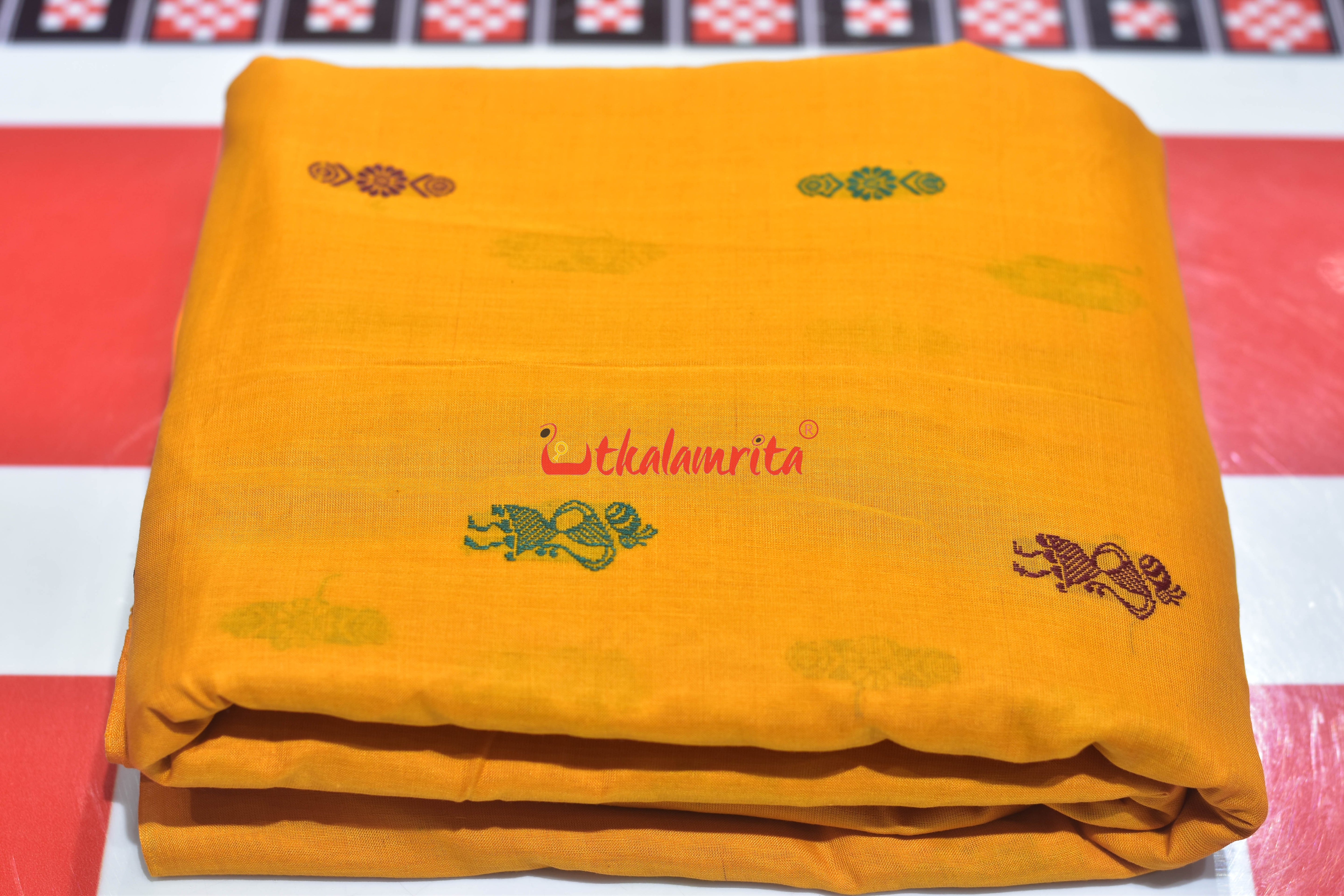 Musatrd with Doll Buti Cotton (Fabric)