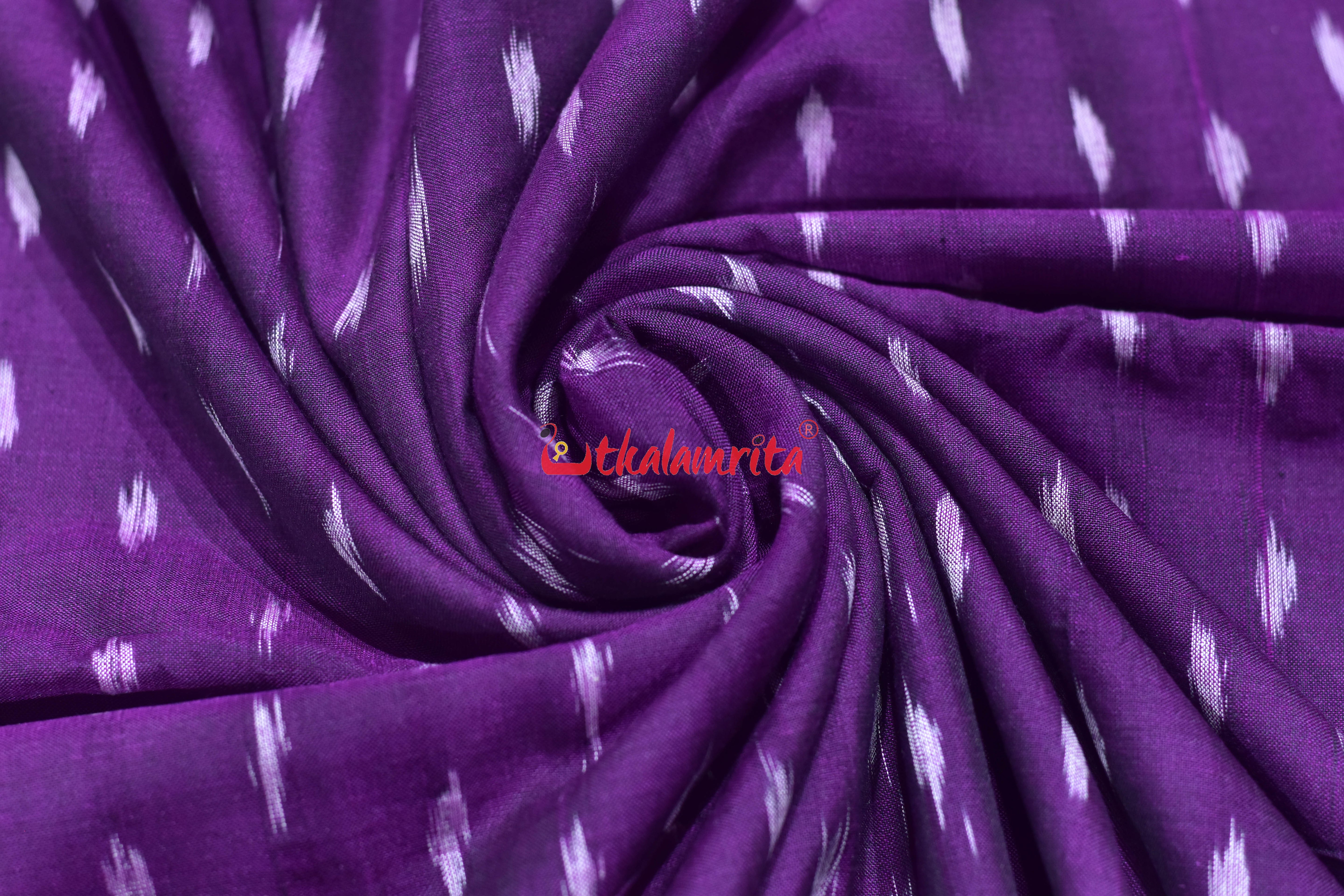 Purple White Dots (Fabric)