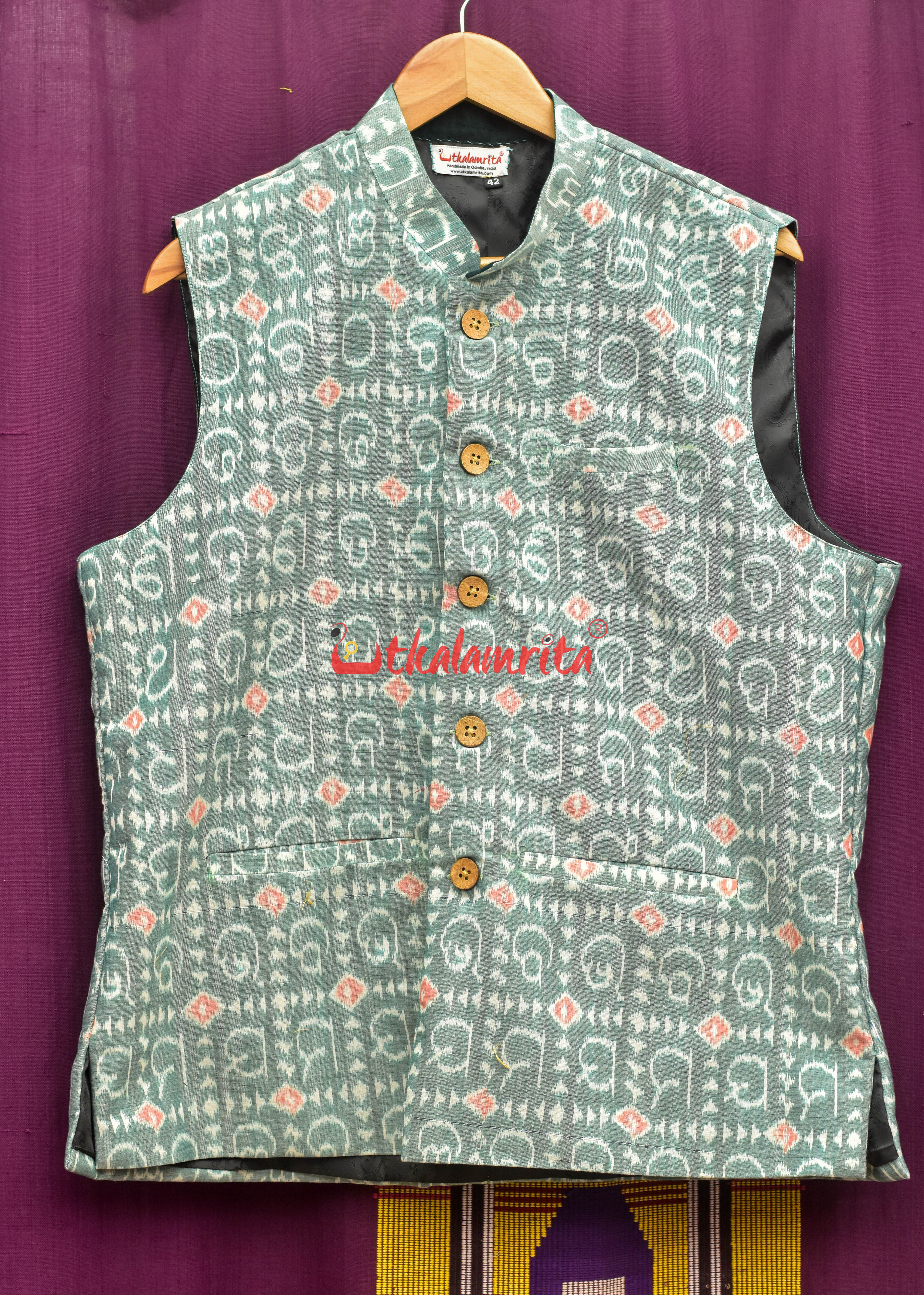 Sea Green Odia Alphabets (Modi Jacket)
