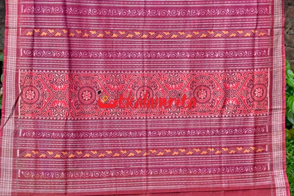 Hathi Tribal Blue Sambalpuri Cotton Saree