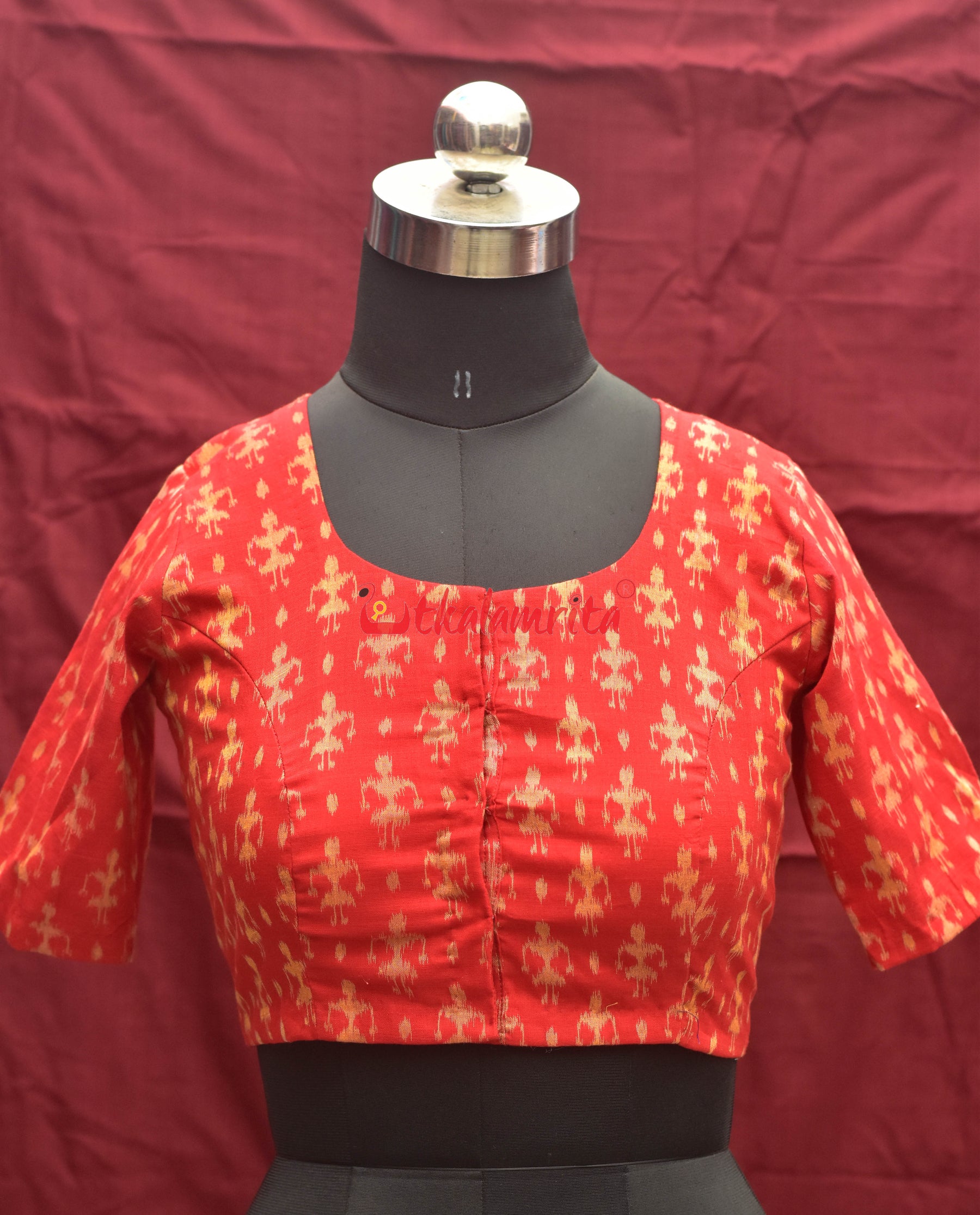 Tribals Standing Red (Blouse)