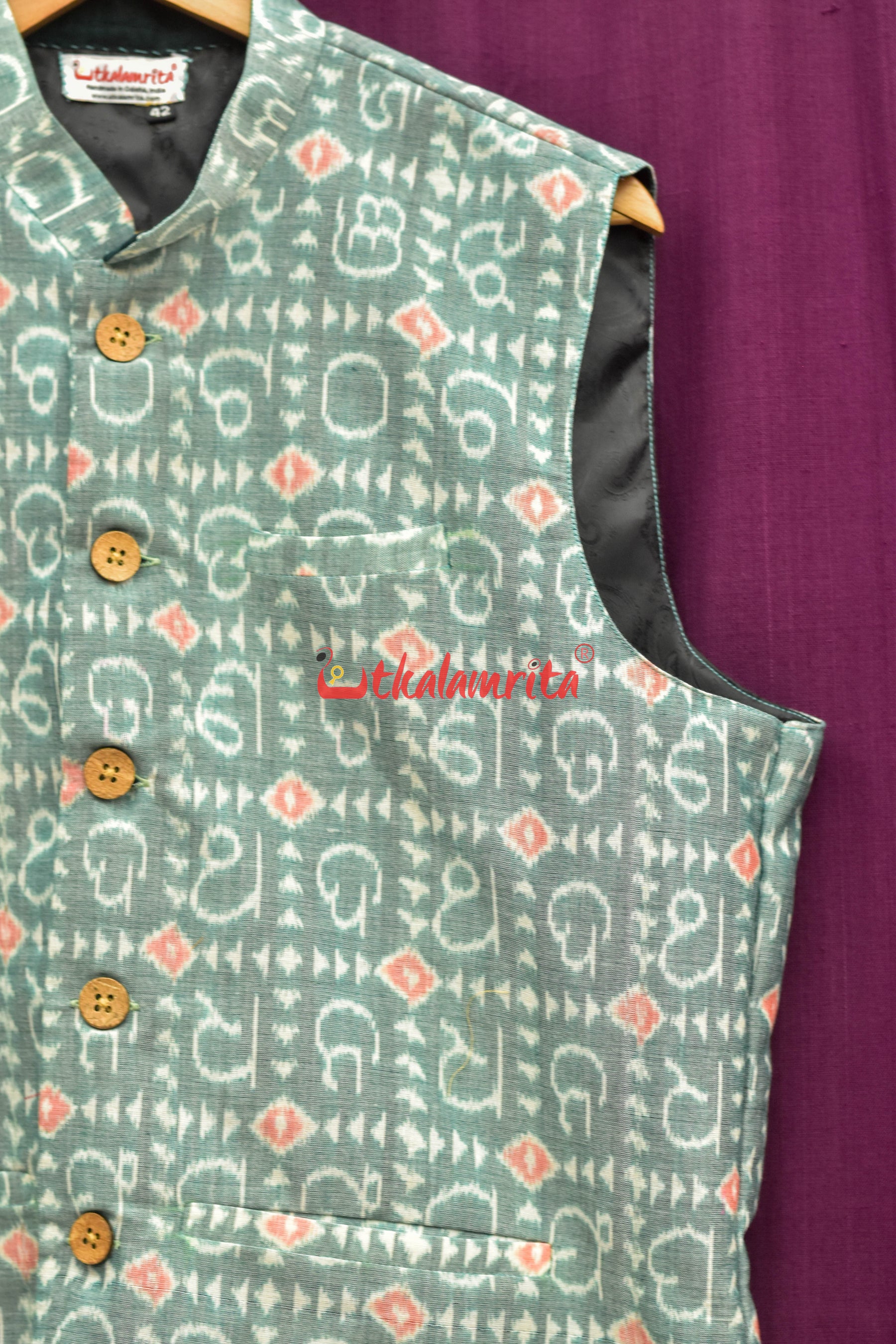 Sea Green Odia Alphabets (Modi Jacket)