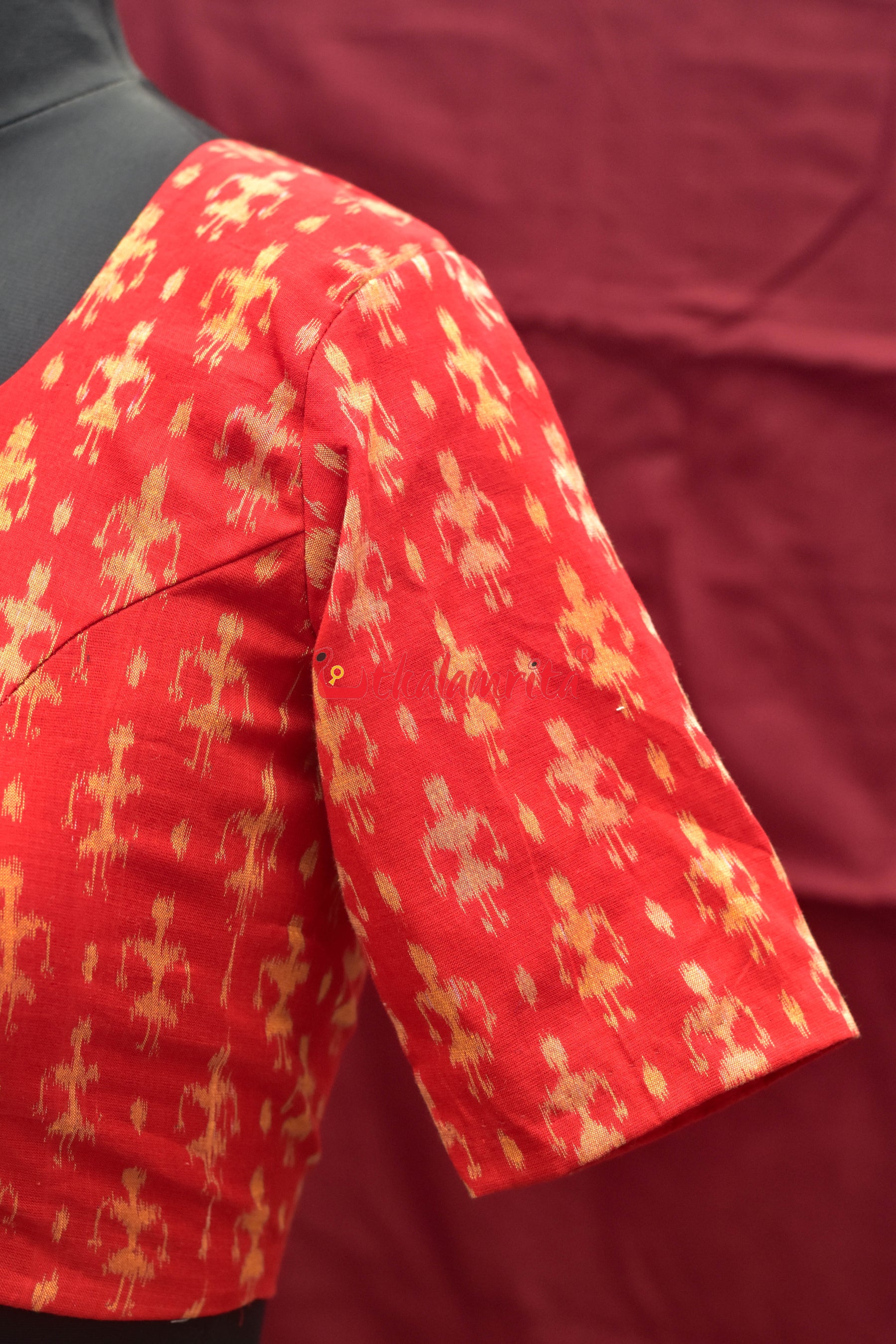 Tribals Standing Red (Blouse)