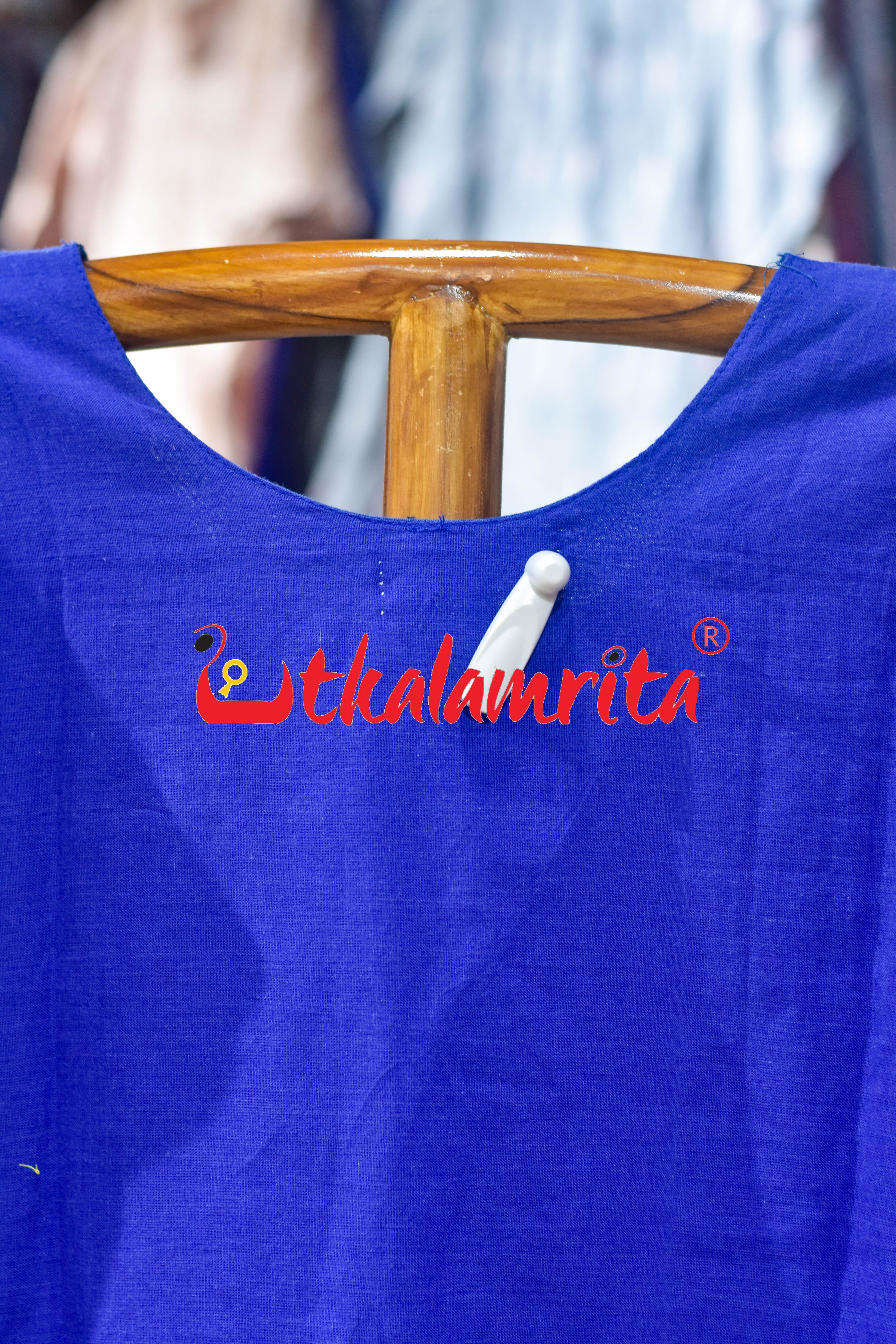 Blue Body Pasapali (Ladies' Kurti)