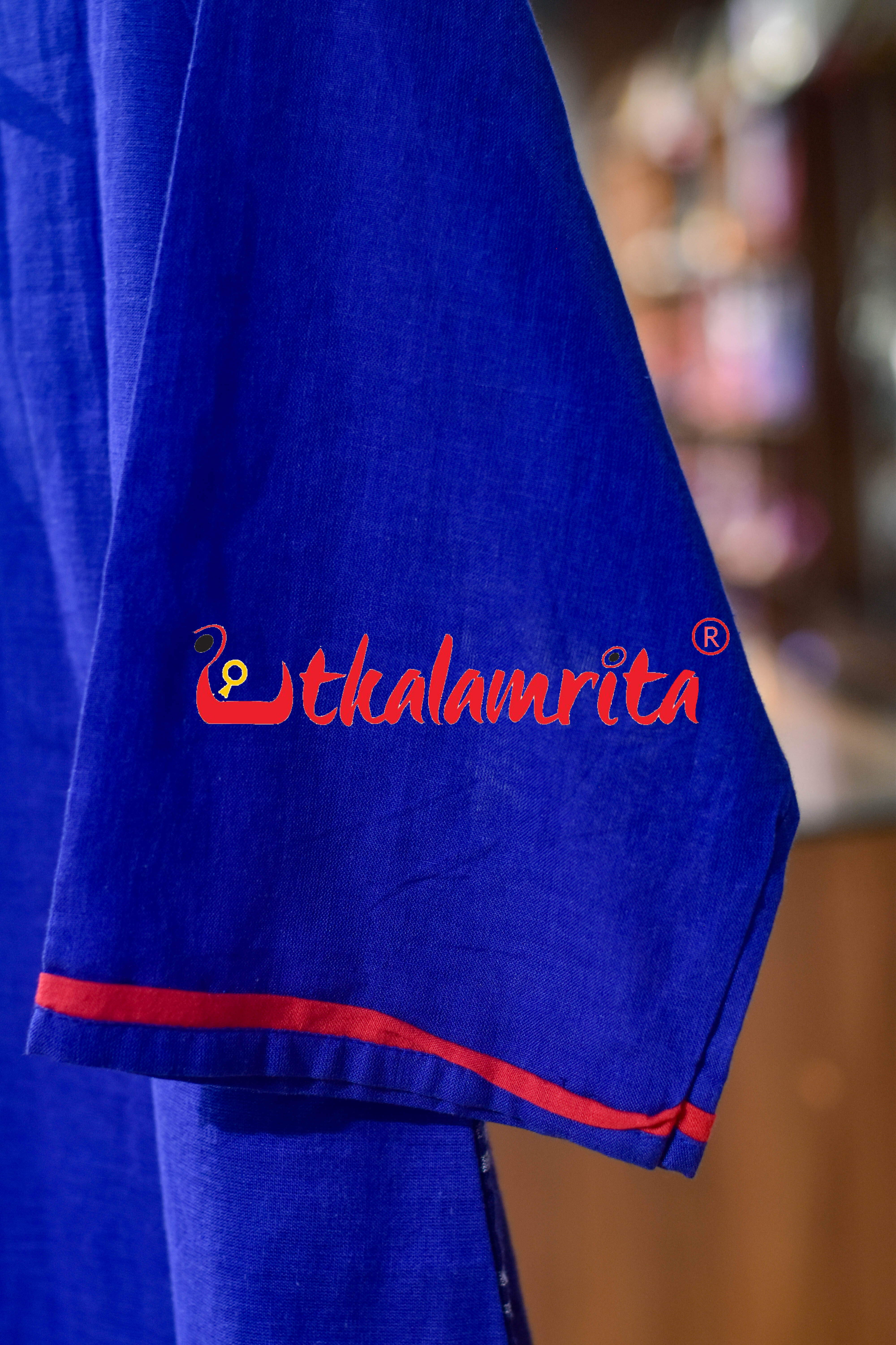 Blue Body Pasapali (Ladies' Kurti)