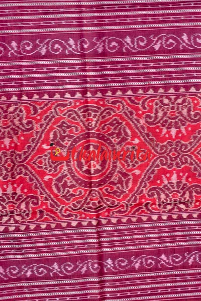 Hathi Tribal Blue Sambalpuri Cotton Saree