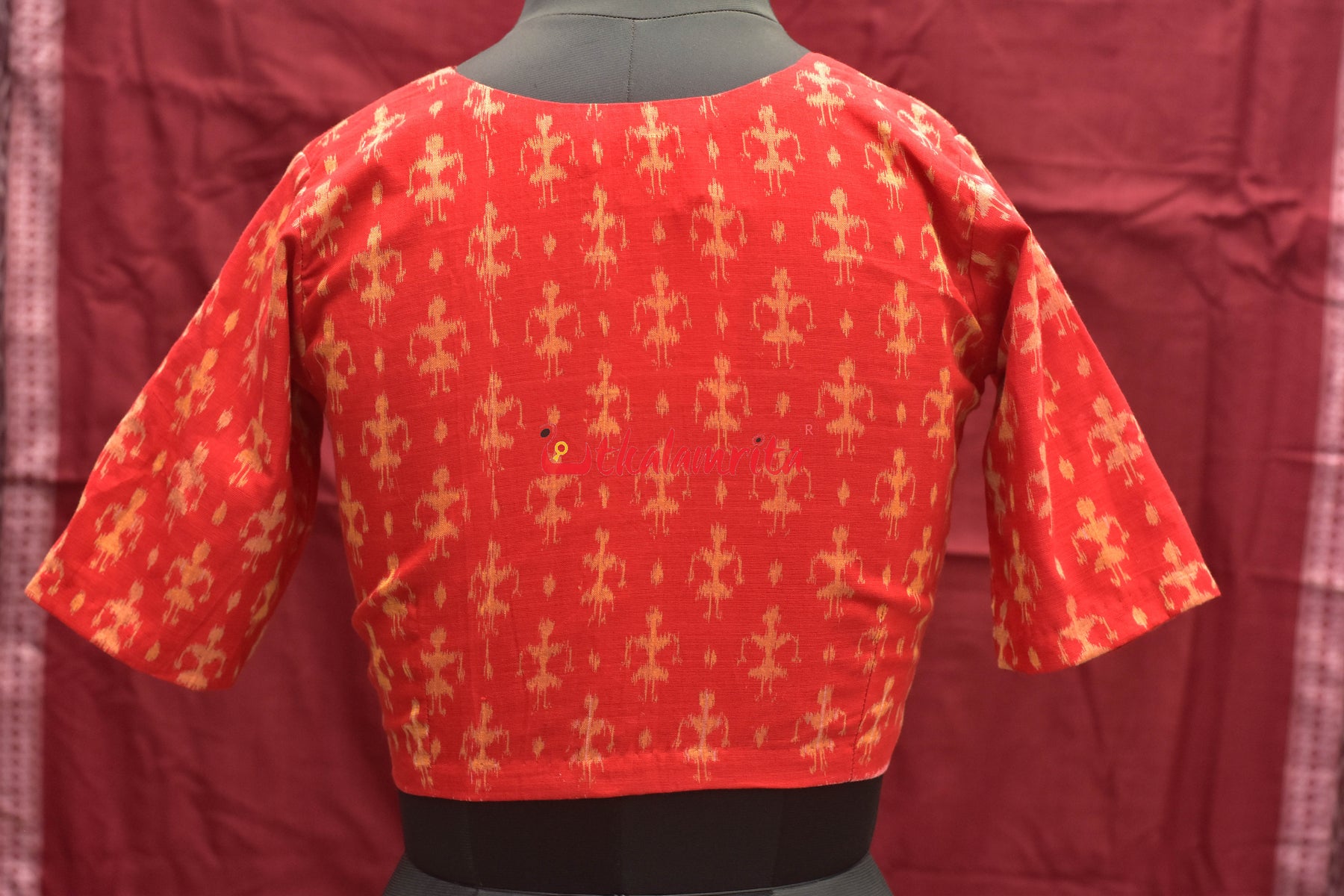 Tribals Standing Red (Blouse)