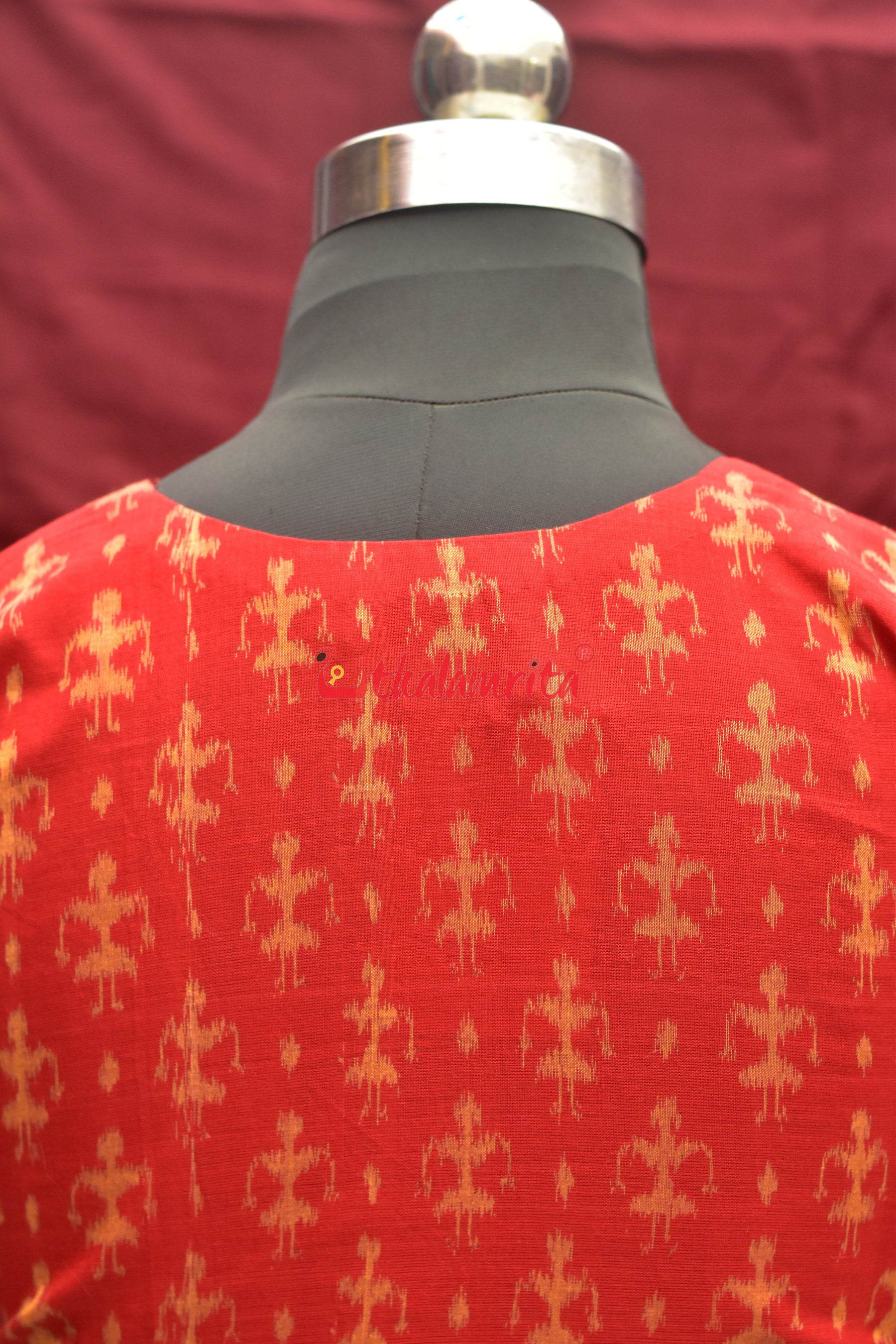 Tribals Standing Red (Blouse)