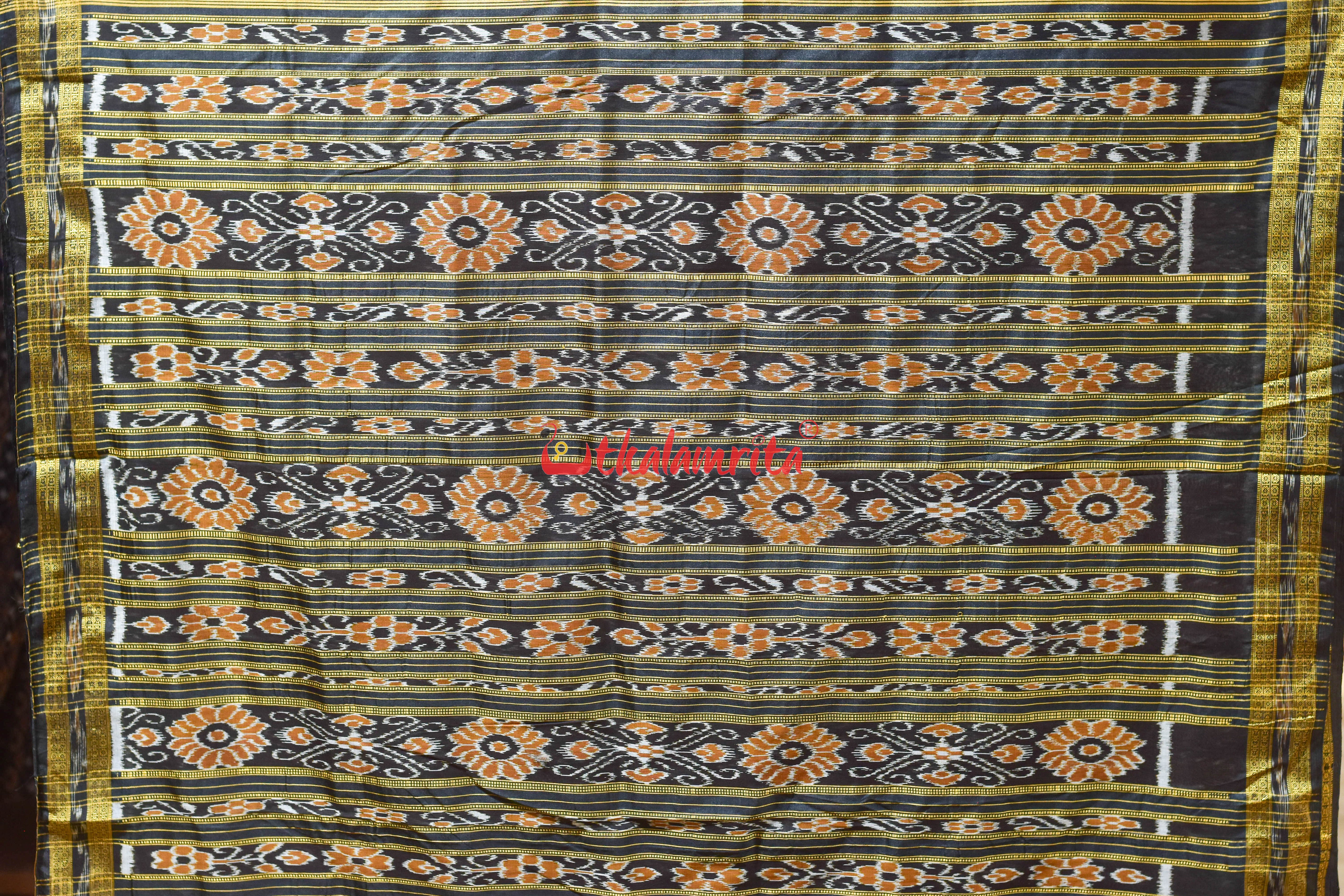Coffee Percent Khandua Silk Saree