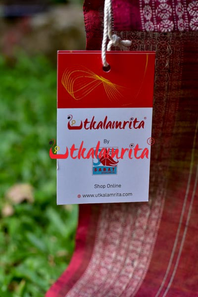Hathi Tribal Blue Sambalpuri Cotton Saree