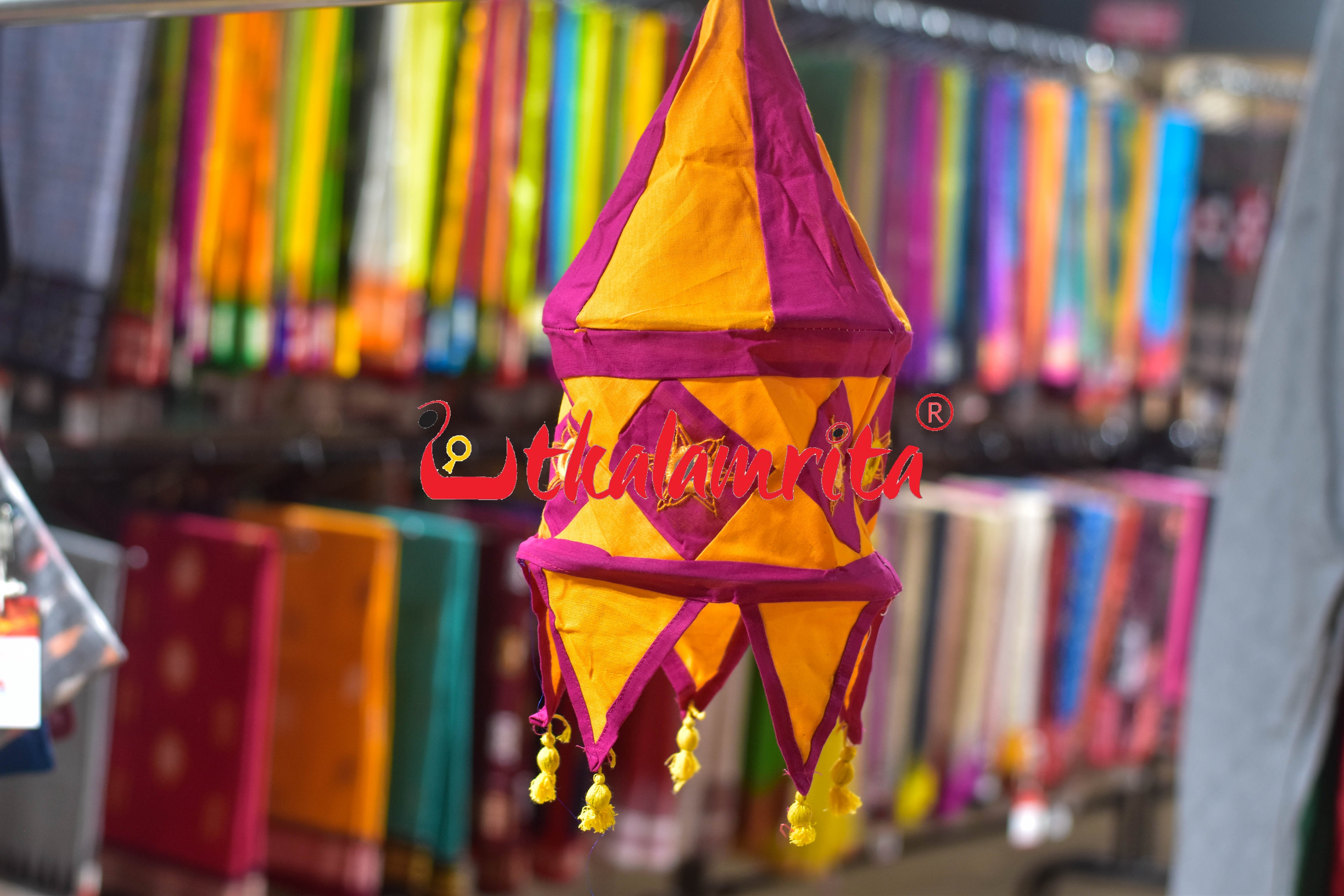 Magneta Orange Special 1-Step Round Lampshade