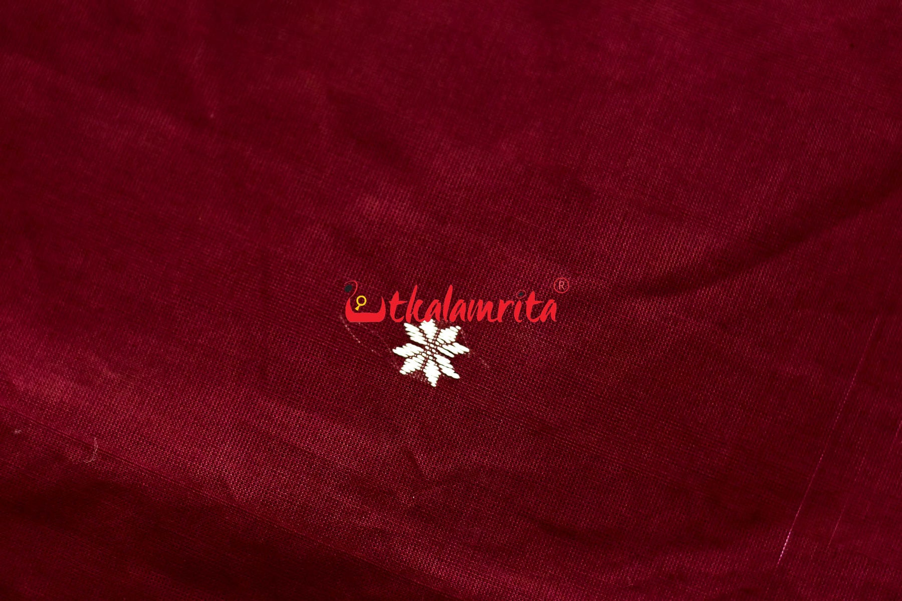 Maroon Yellow Pittala Cotton Saree