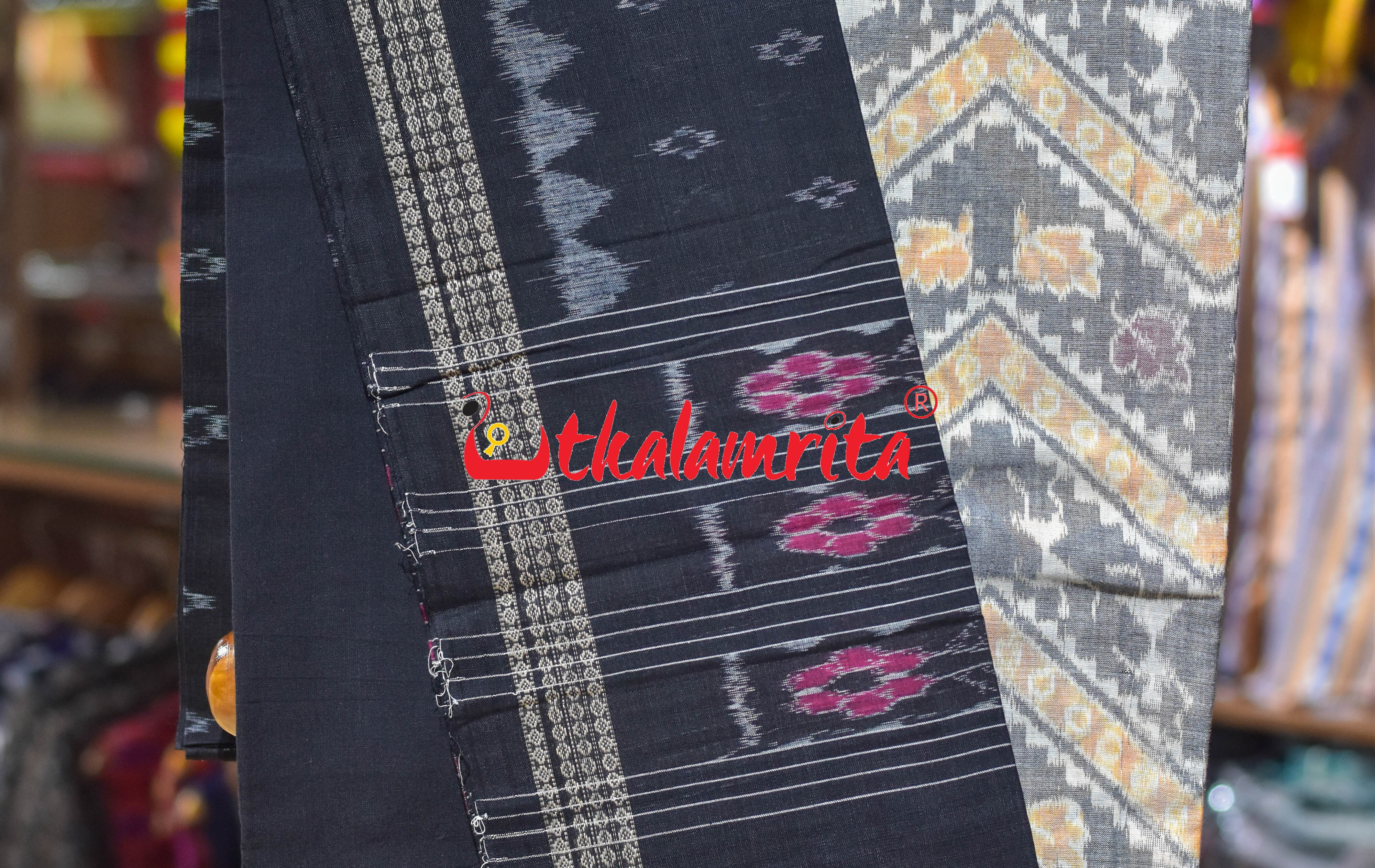 Grey Taranga Tribals Cotton Dress Set