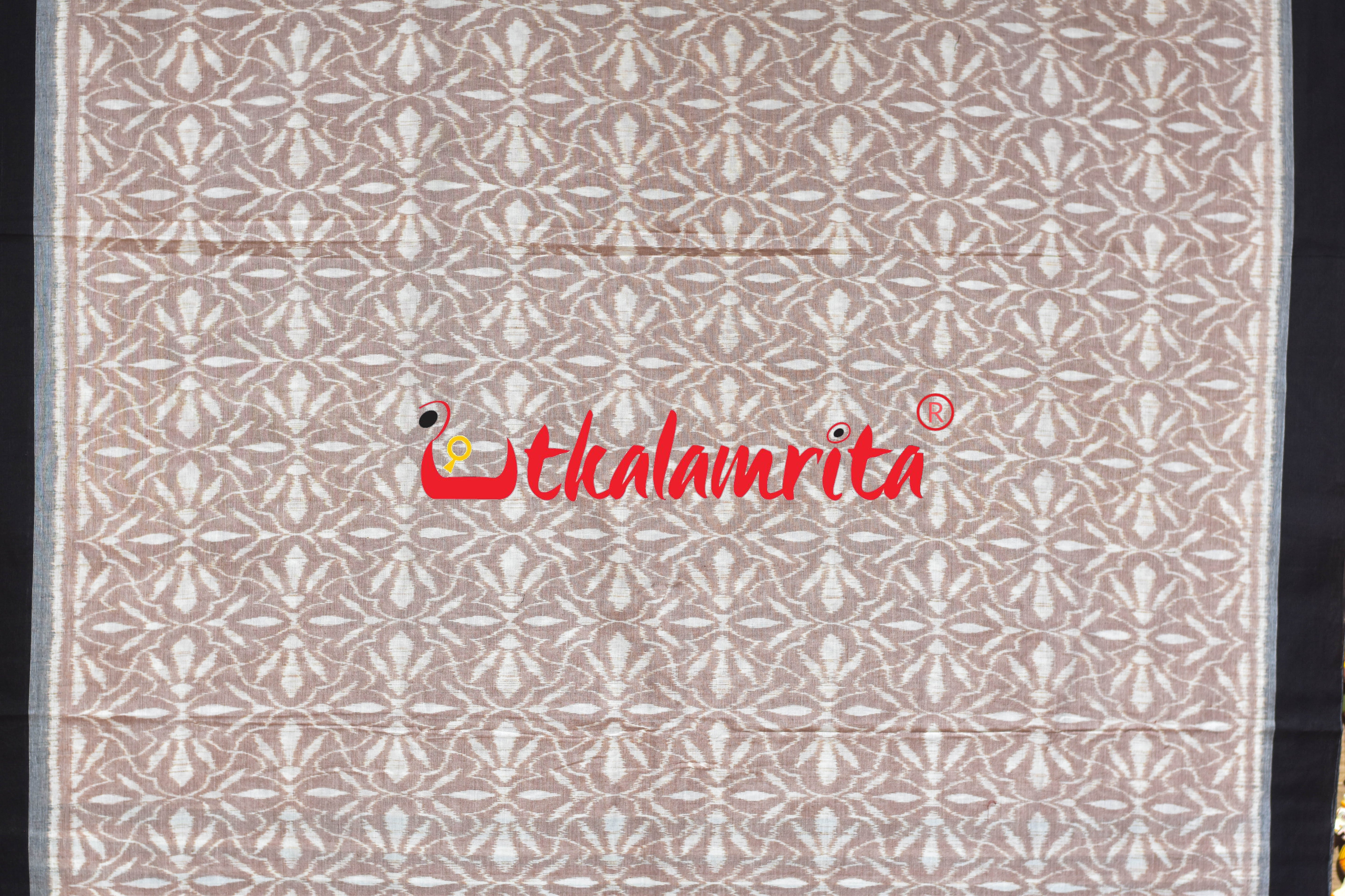 Kothari Patra Peach Khandua Cotton Saree