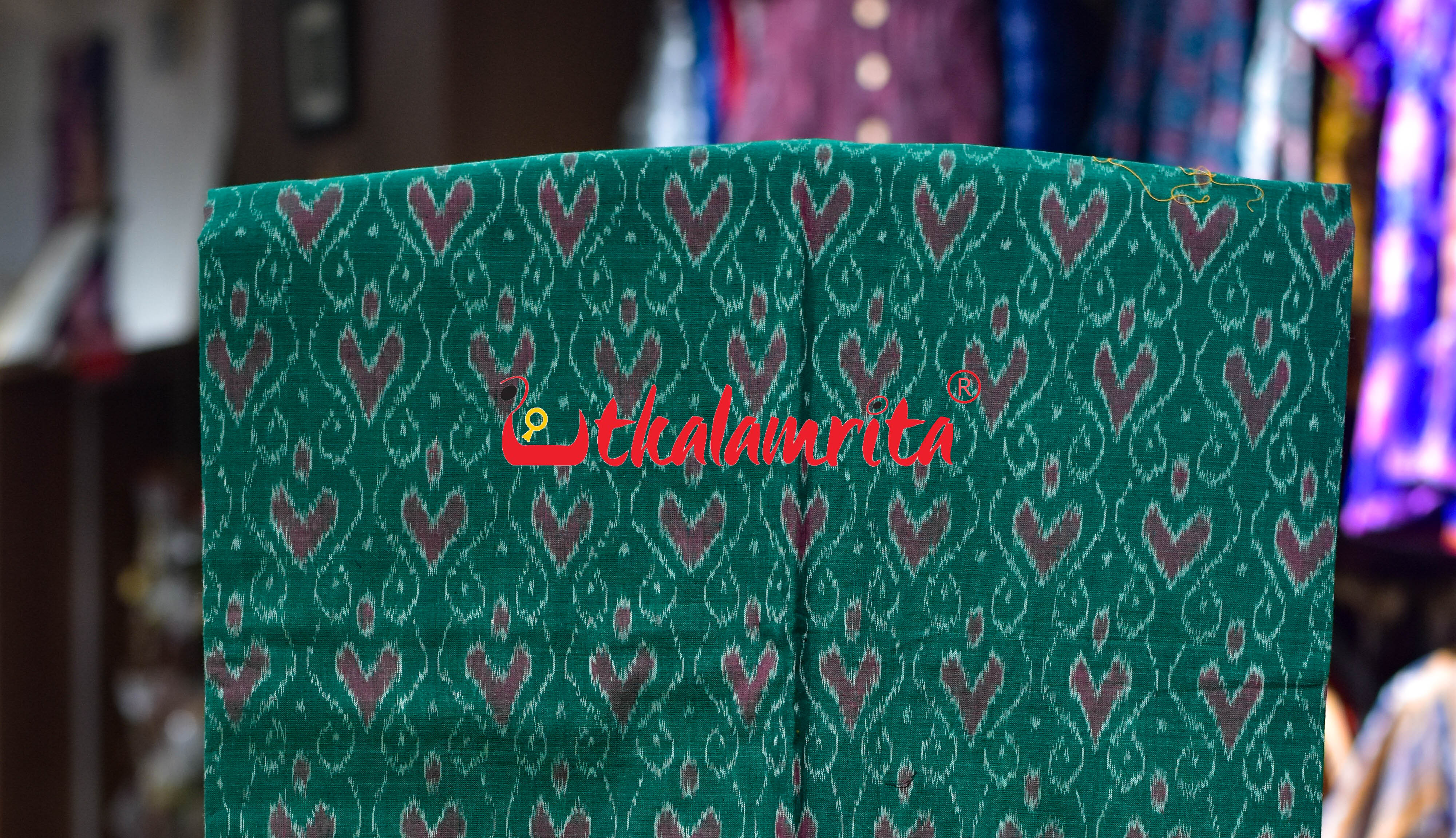 Green White Hearts Dress Set