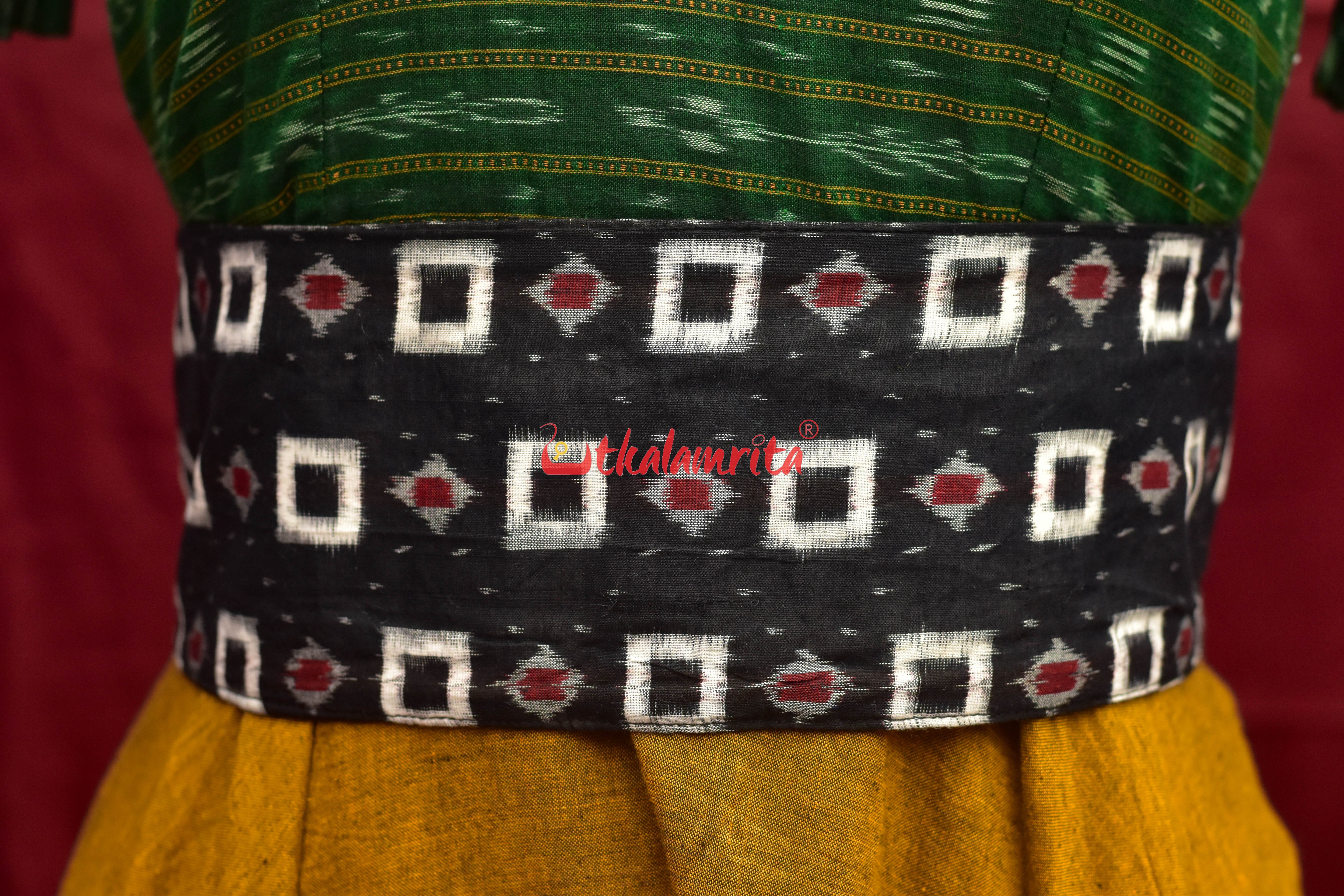 Black White Square (Ladies Belt)