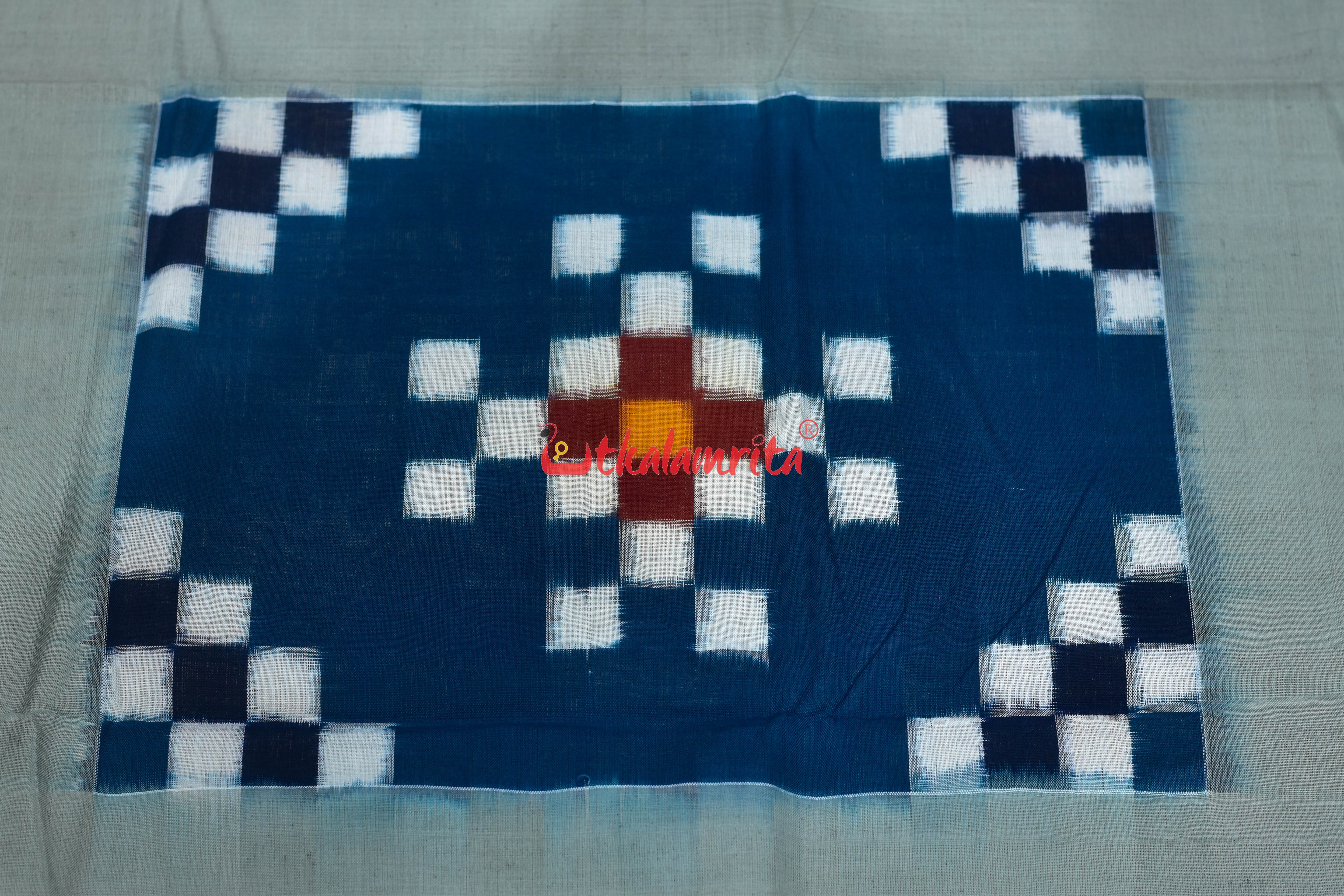 Red Navy Blue Tara Pasapali (Double Bedsheet)