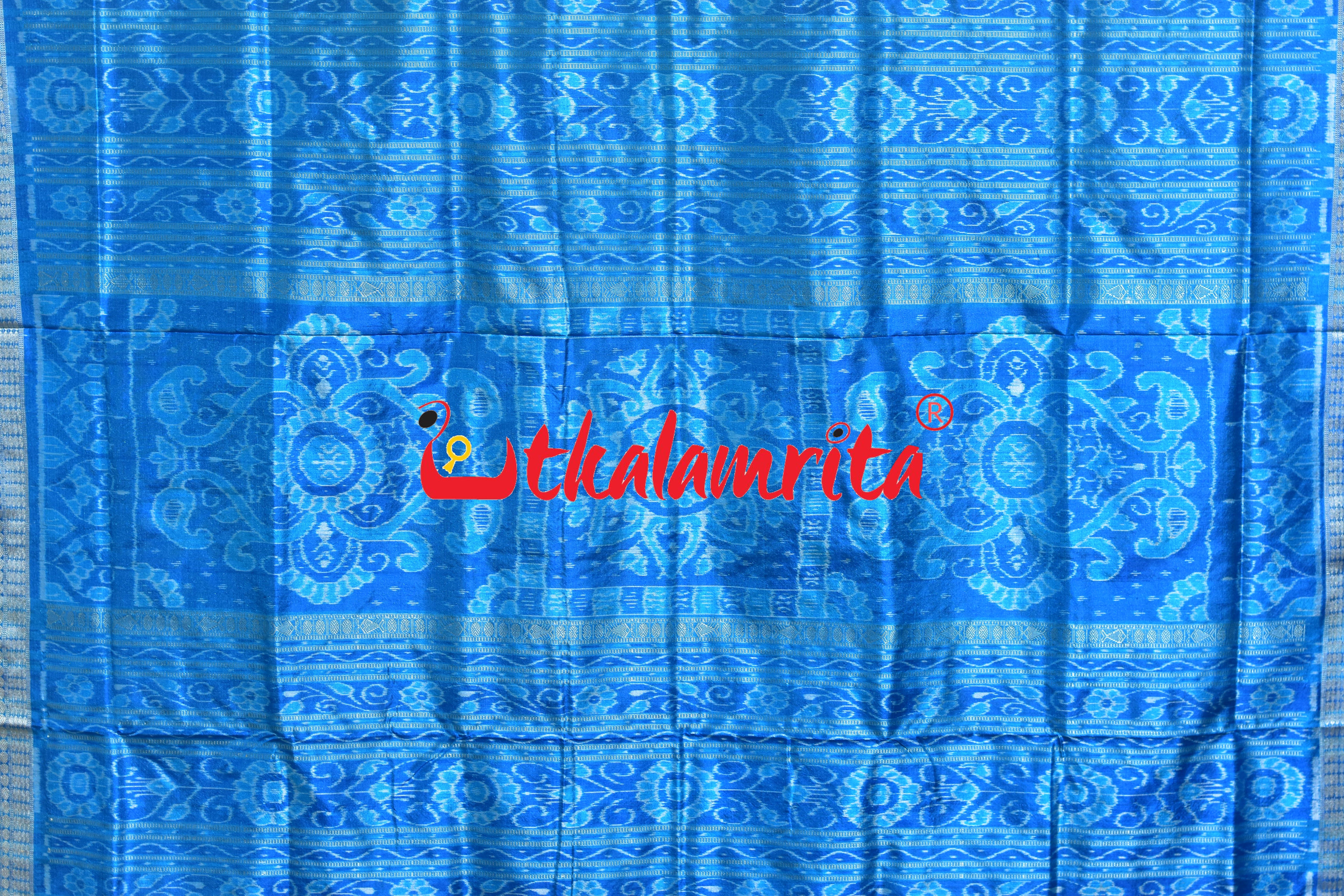 Yellow Copper Sulphate Jhumka Bomkai Silk Saree
